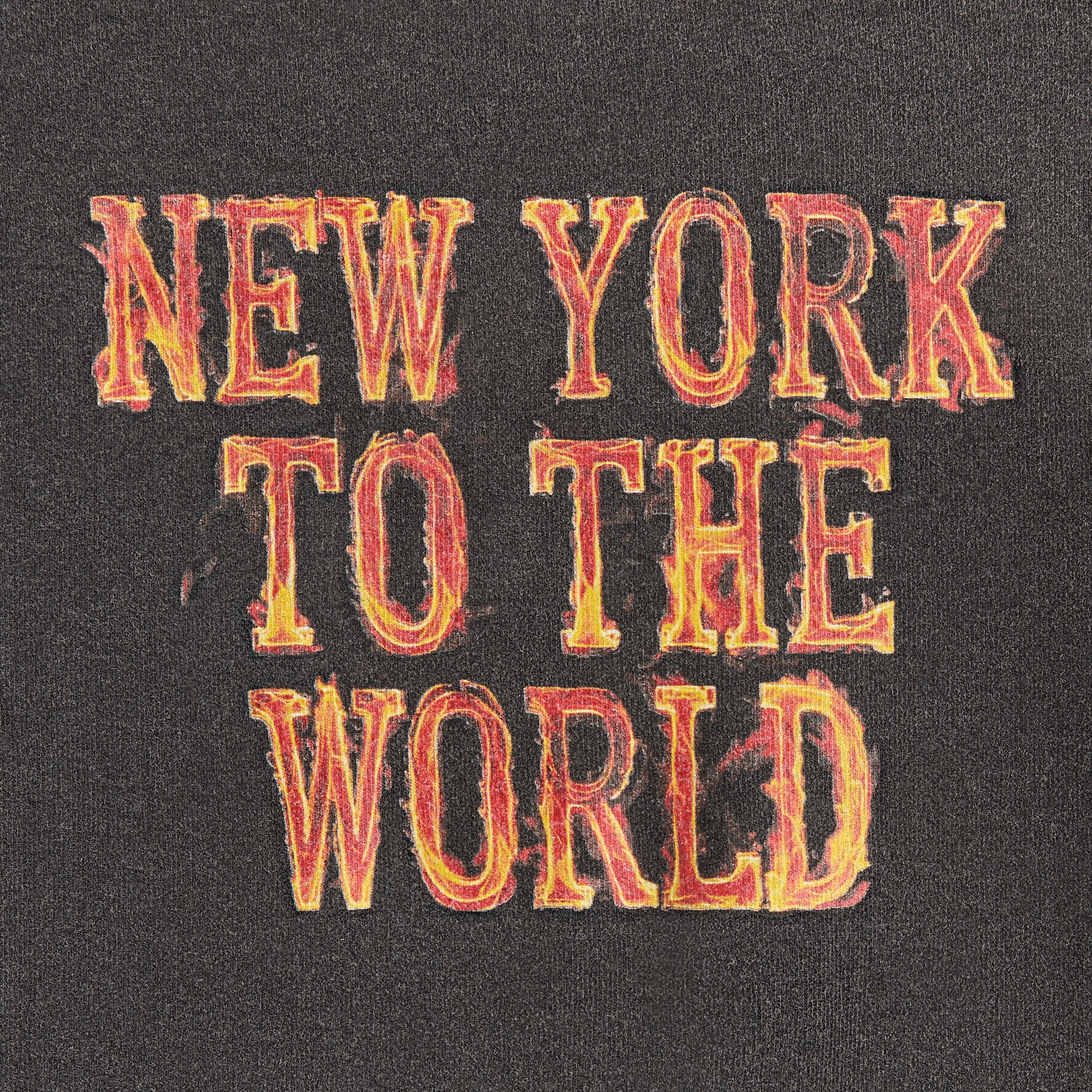 Kith Baby for the New York Knicks Vintage Fire Bodysuit - Black — Image 3