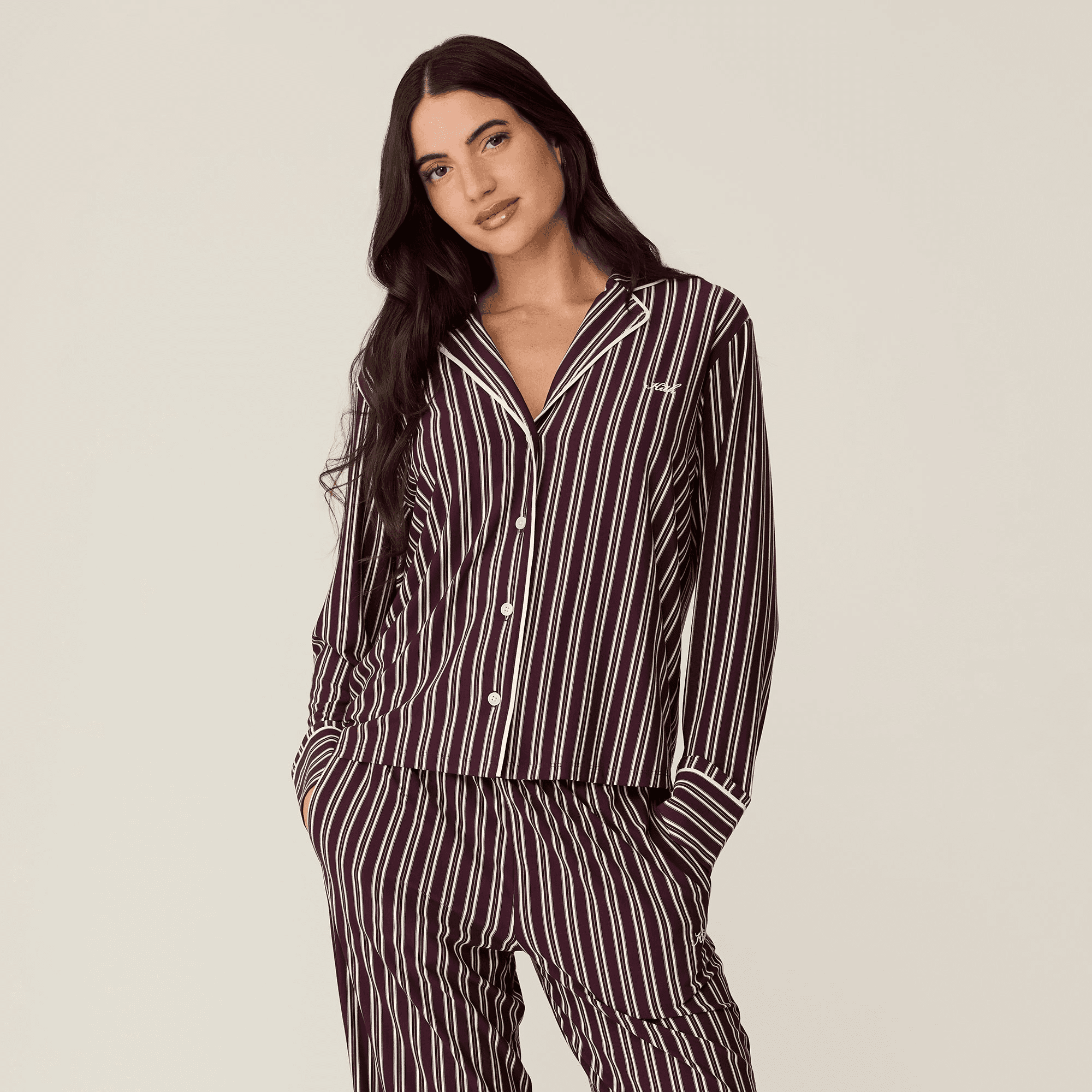 Kith Women Striped Pajama Set - Essence — Image 5
