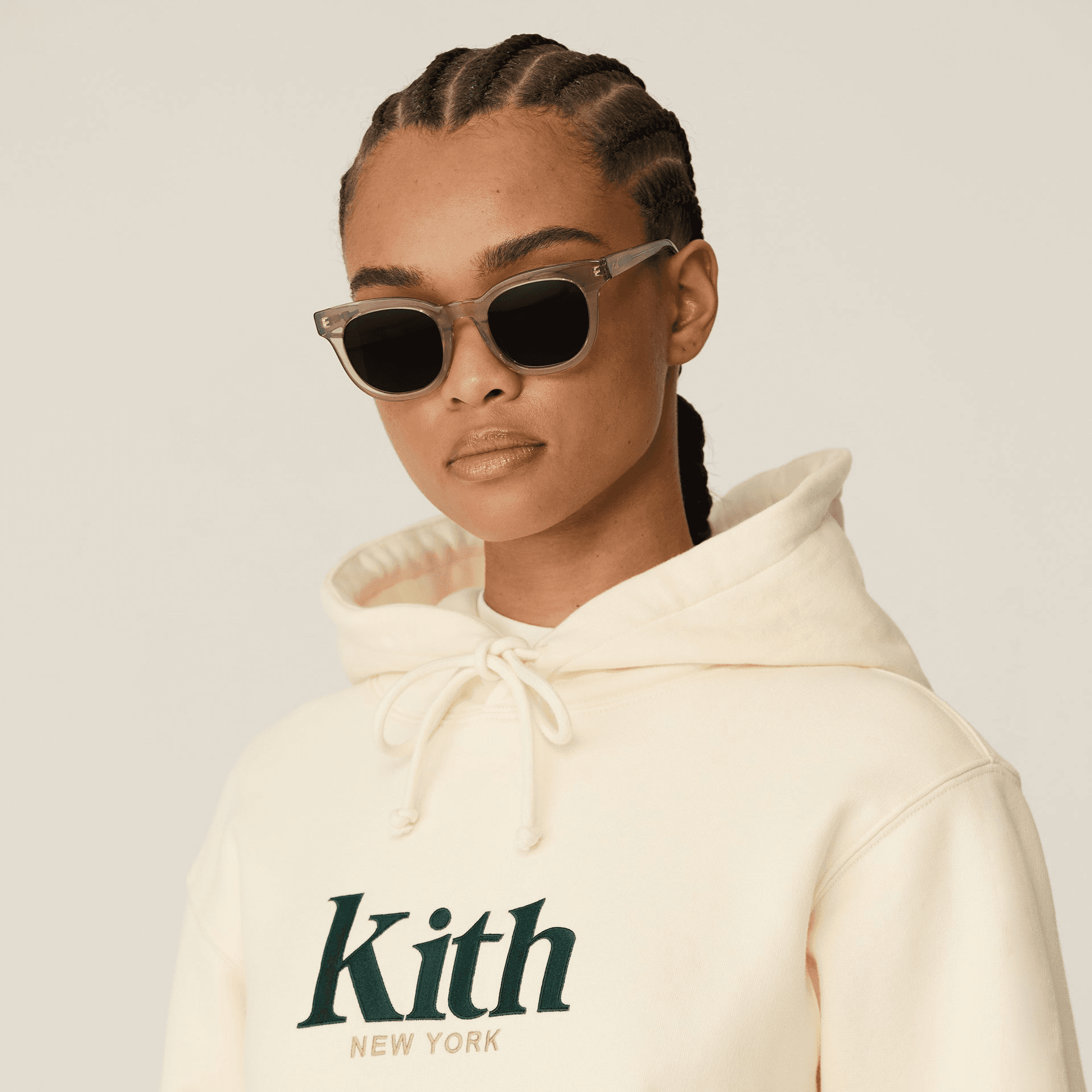 Kith Women Ari Crystal Sunglasses - Molecule — Image 2