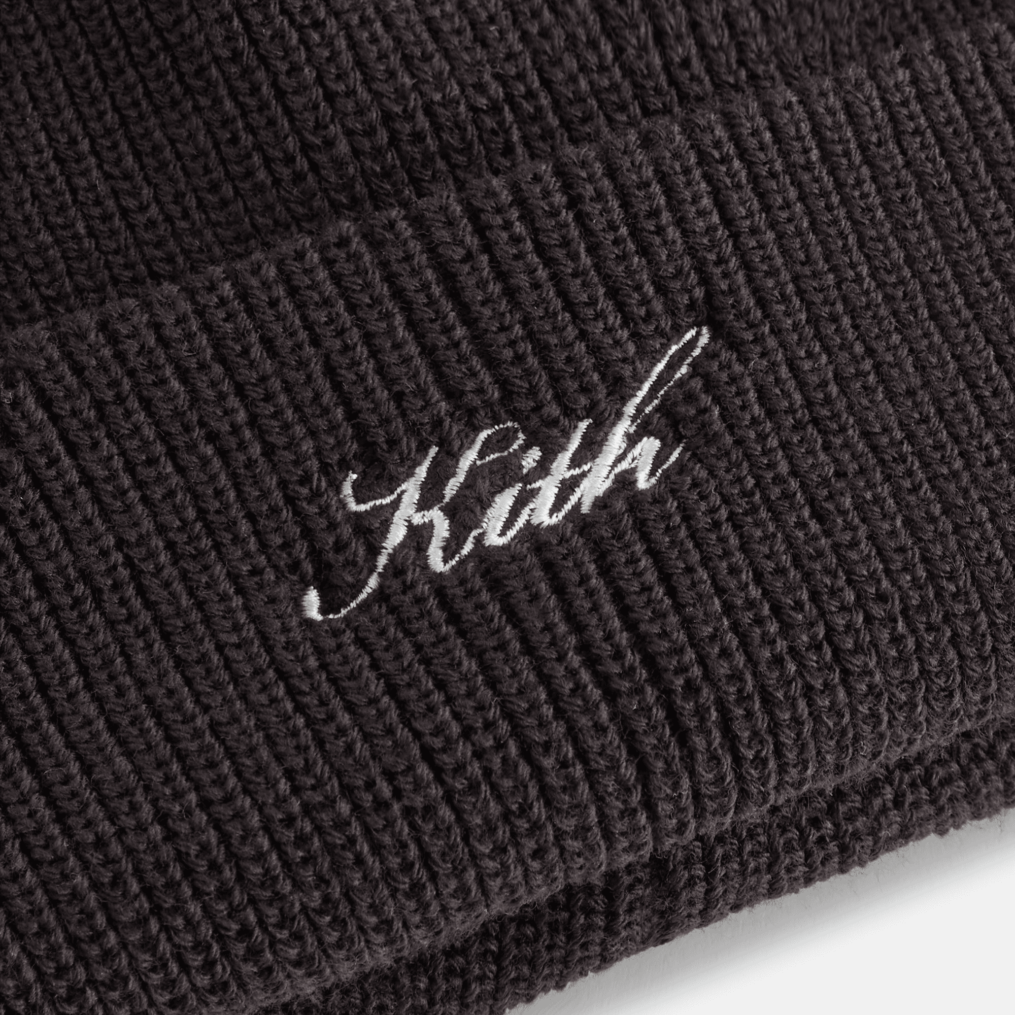 Kith Women Script Classic Beanie - Black — Image 2