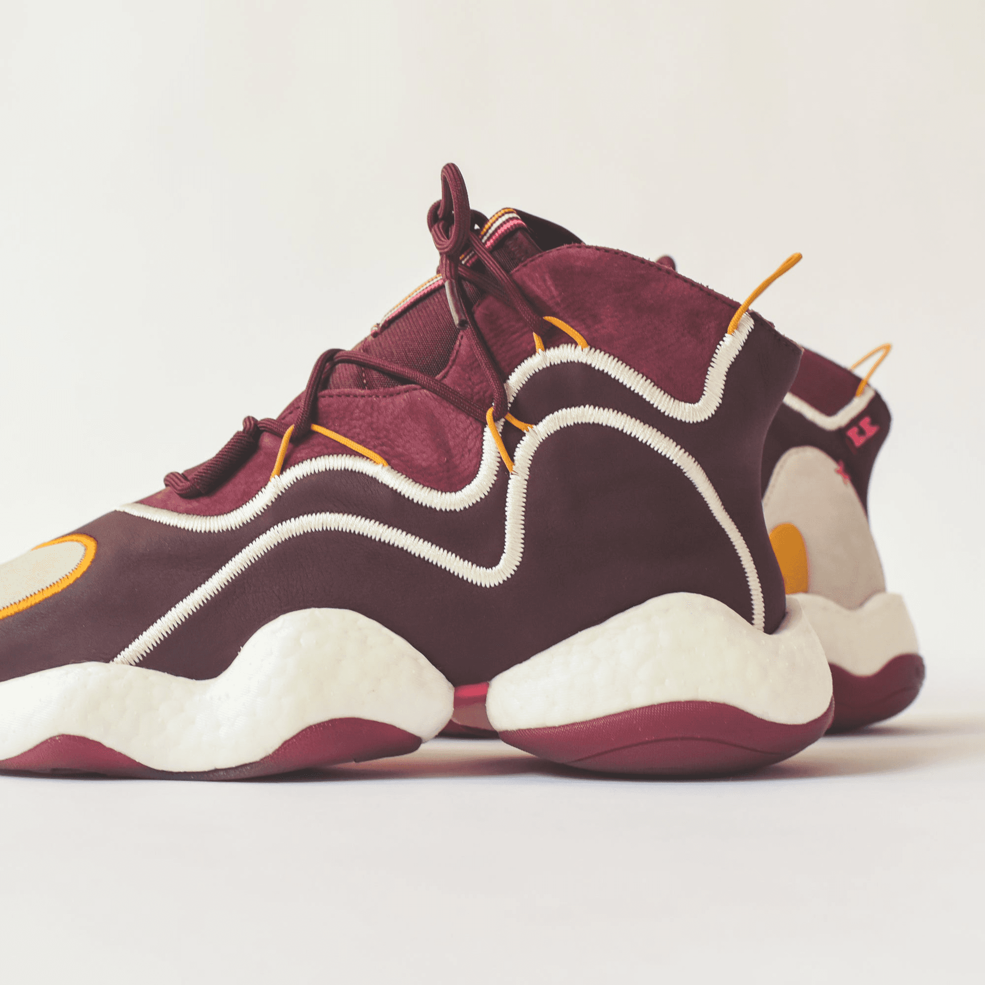 Adidas x Eric Emanuel BYW - Maroon / Yellow — Image 3