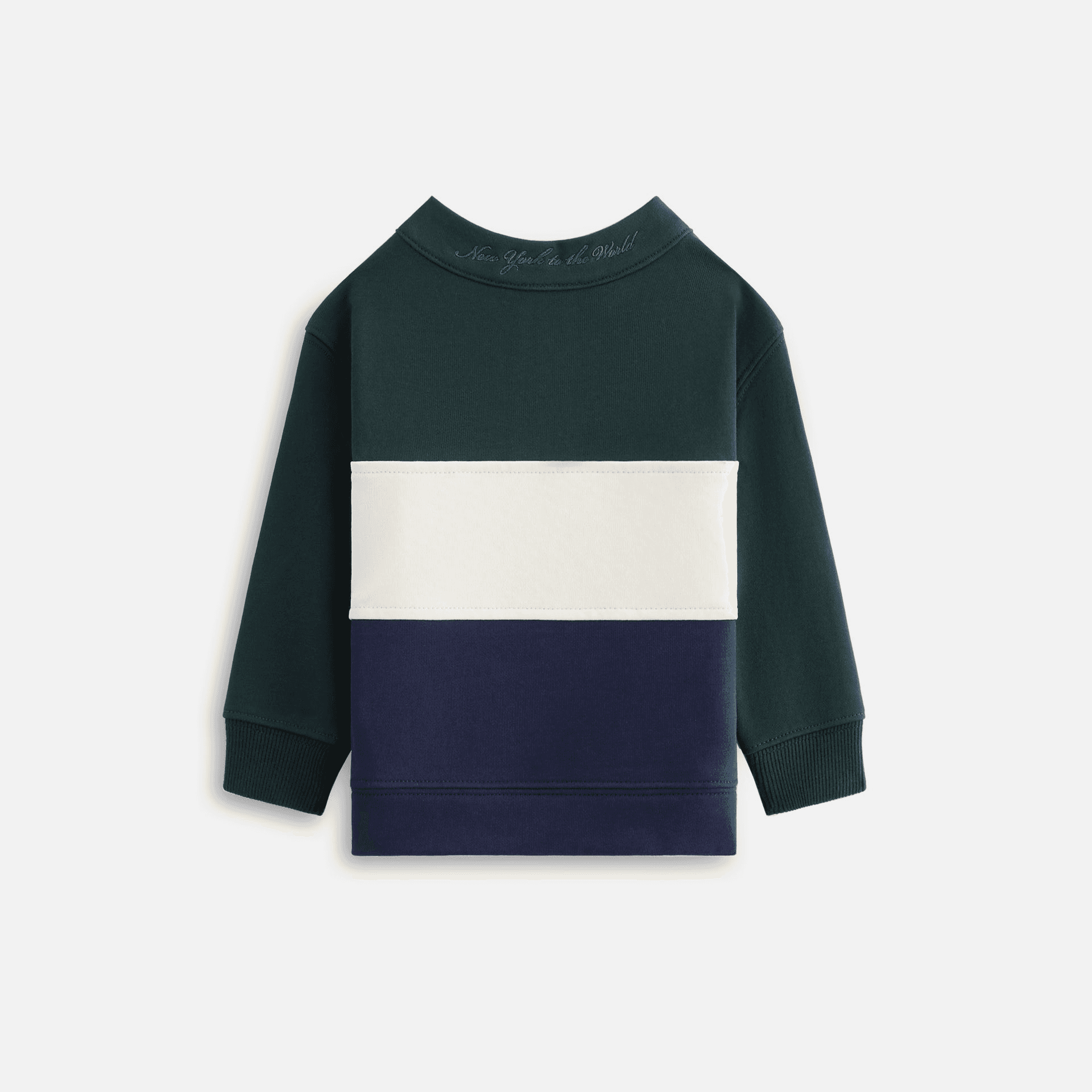 Kith Baby Color-Blocked Hunter Quarter Zip - Nocturnal — Image 5