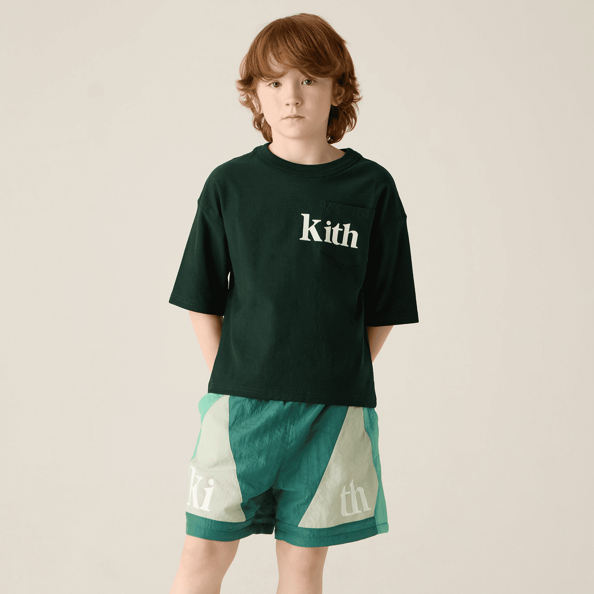 Kith Kids Turbo Swim Short - Feld — Image 4
