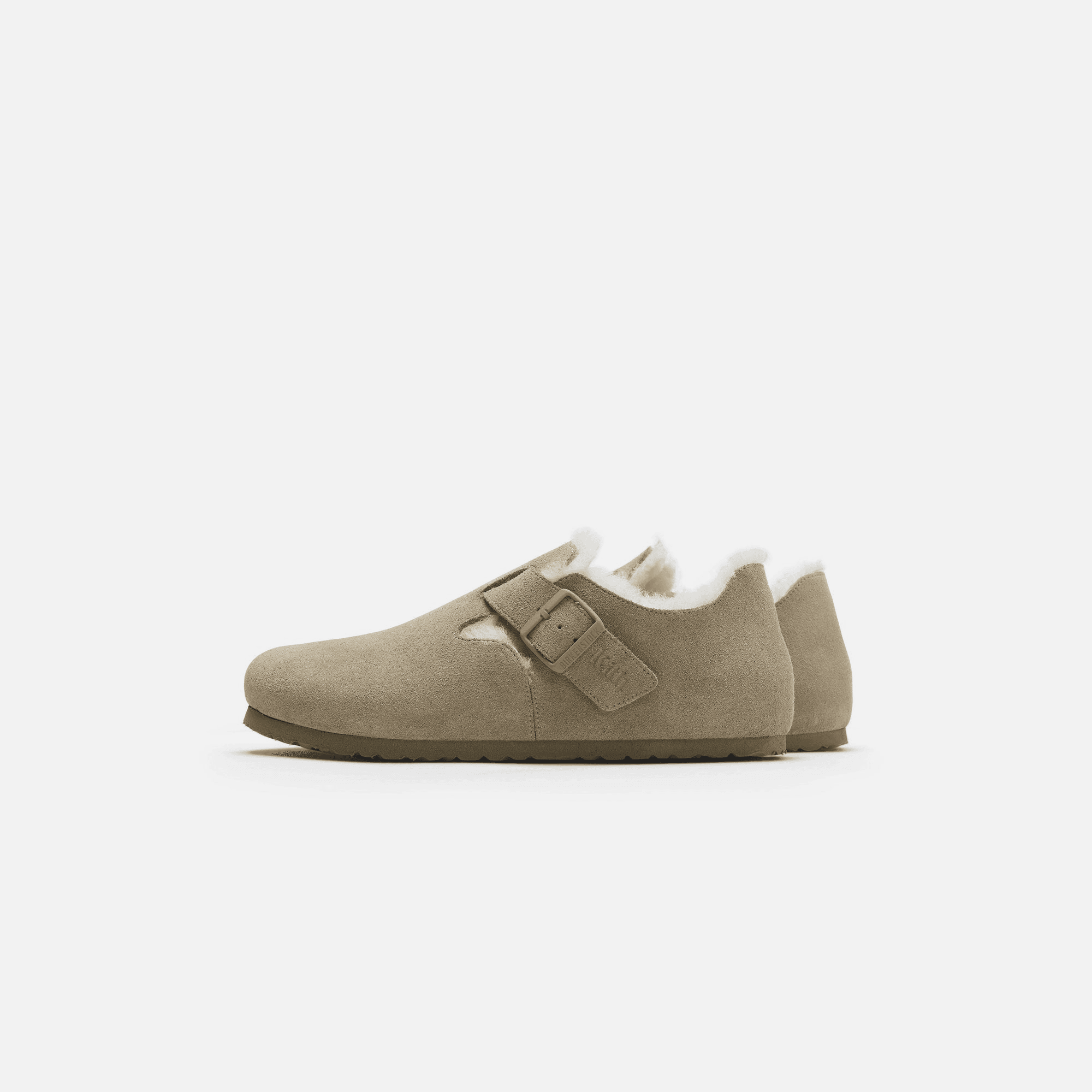 Kith Women for Birkenstock London Shearling - Faded Khaki — Image 7
