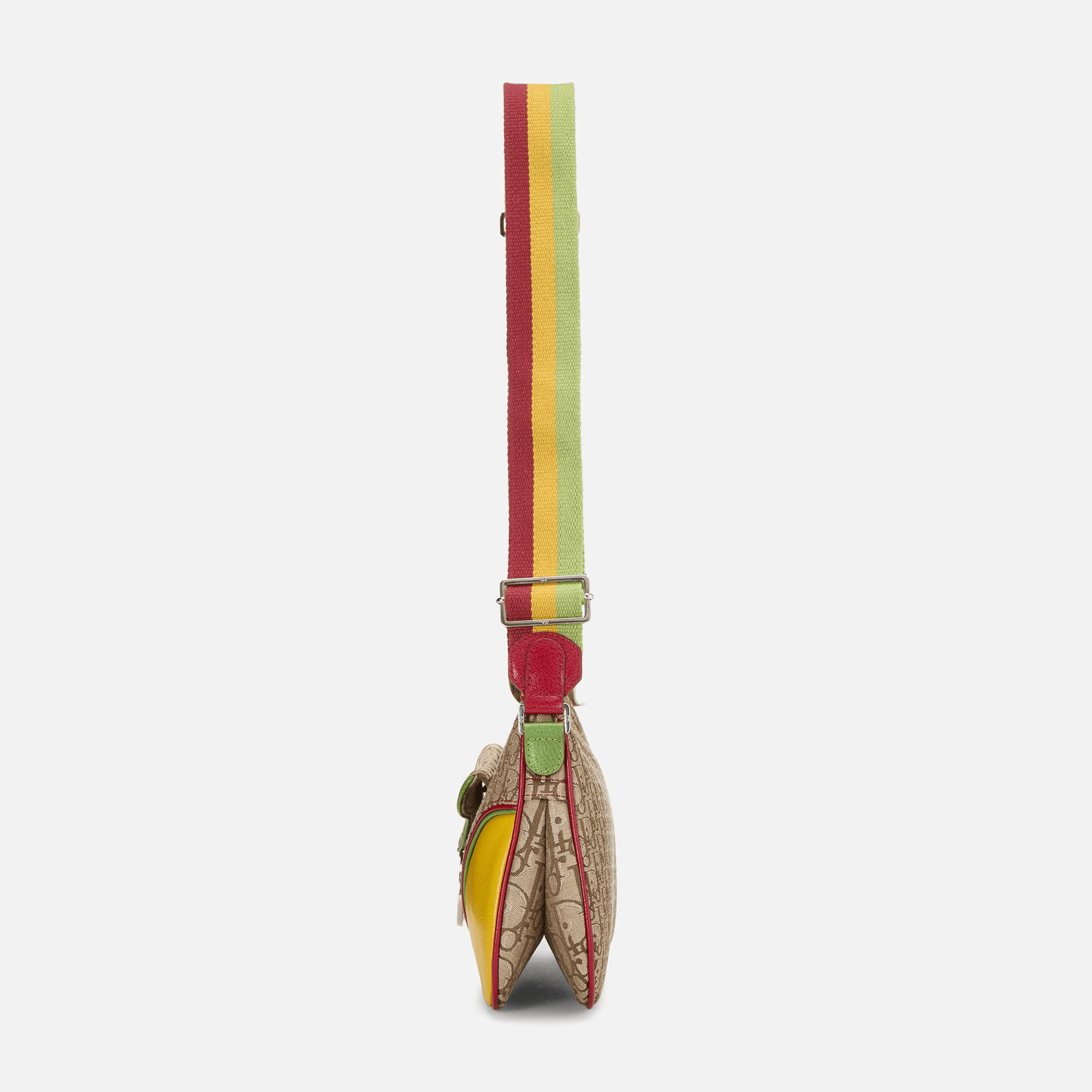 WGACA Christian Dior Multi Trotter Rasta Double Saddle - Multi — Image 6