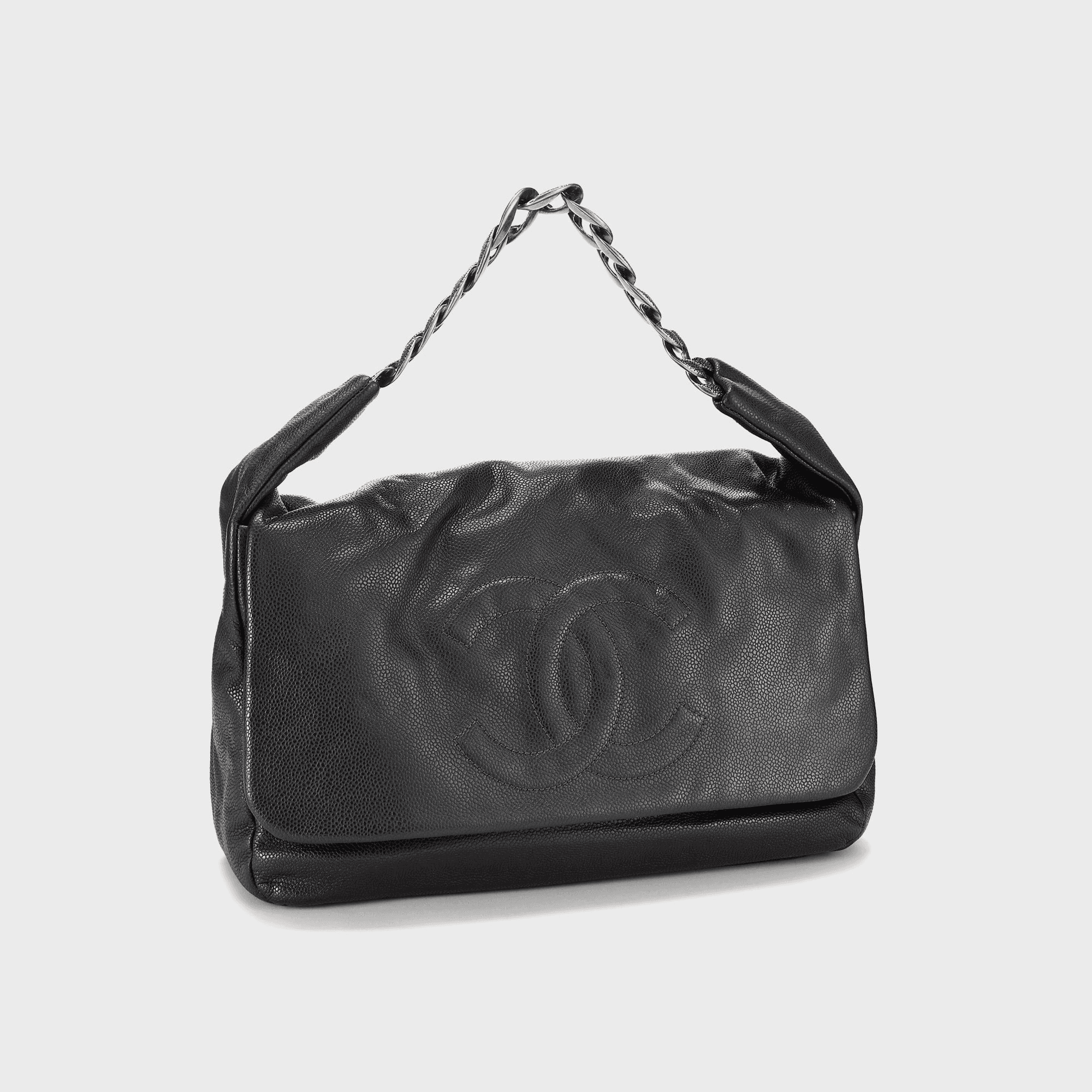 WGACA Chanel Caviar 31 Hobo - Black — Image 2