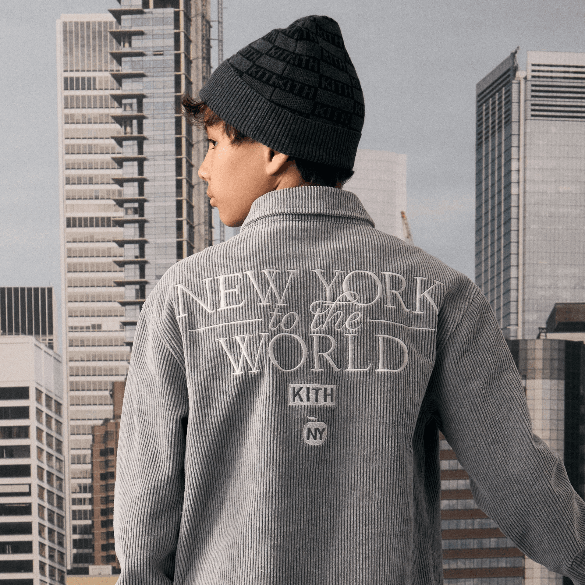 Kith Kids Rowan Cord Shirt - Astro — Image 7