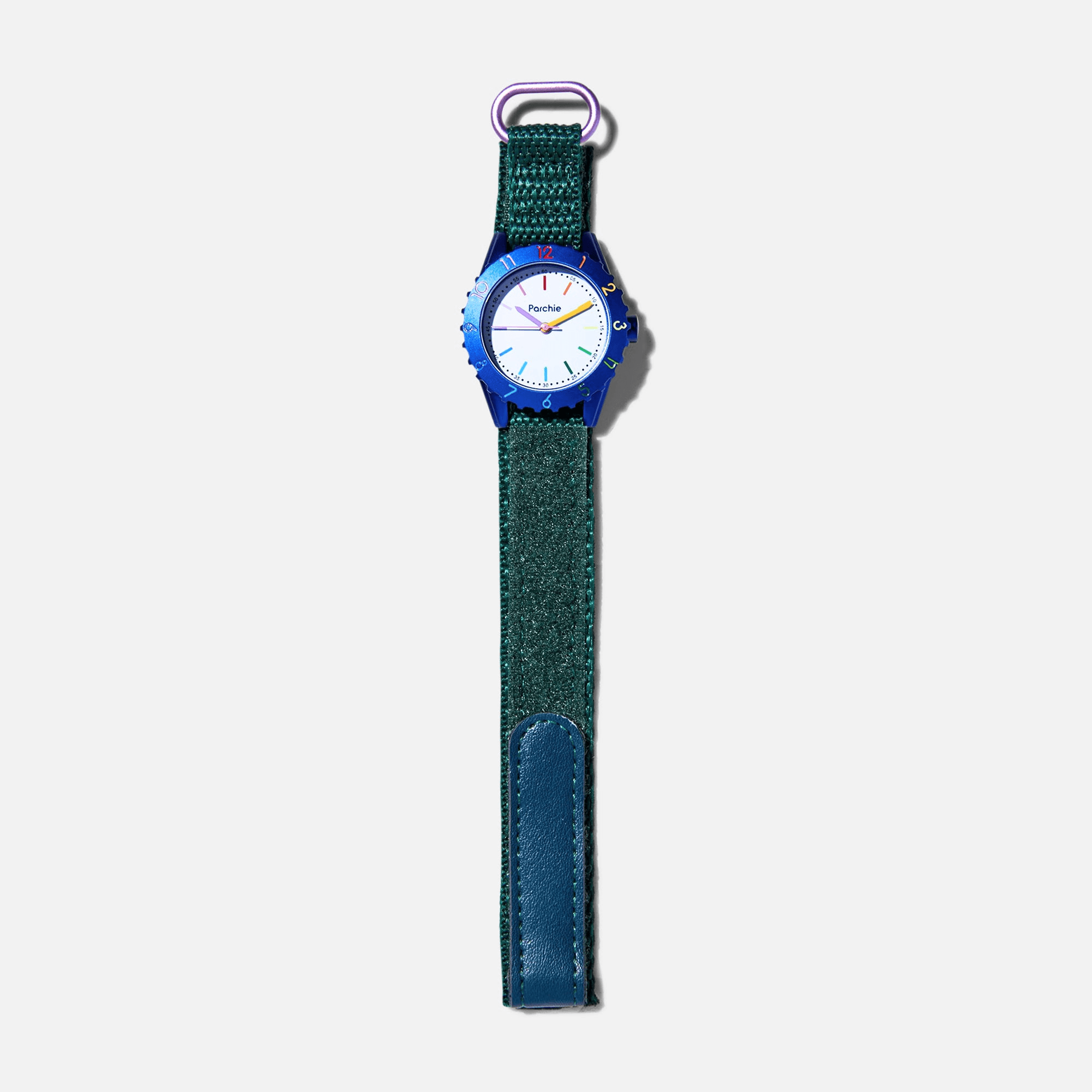 Parchie Creative-Time Watch - Blue / Green / Rainbow - Image 1