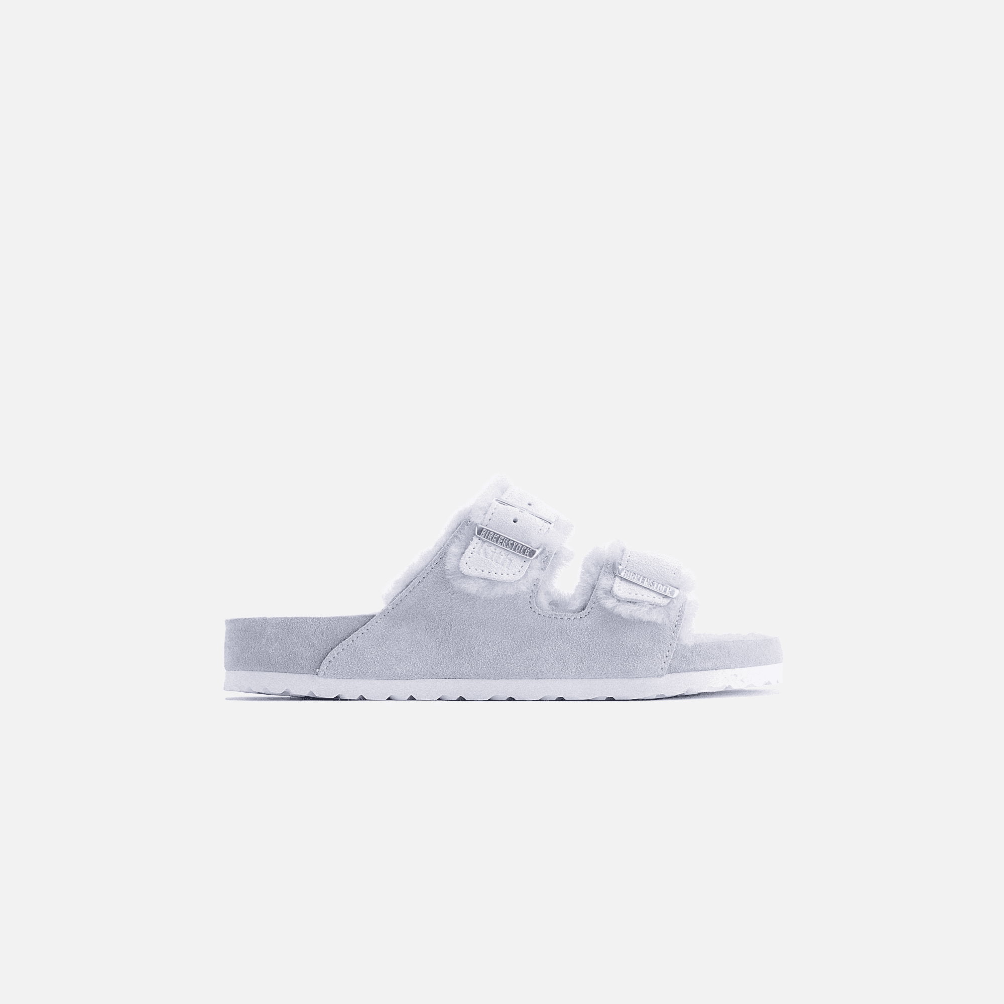 Kith Women for Birkenstock Arizona Shearling - Pearl Blue / Marshmallow — Image 6