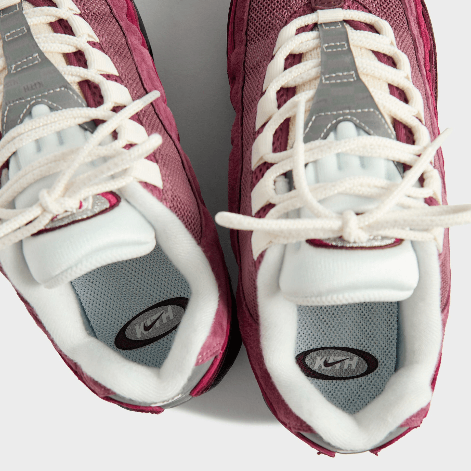 Kith for Nike GS Air Max 95 - El Dorado / Sail / Dark Beetroot / Rush Maroon — Image 2