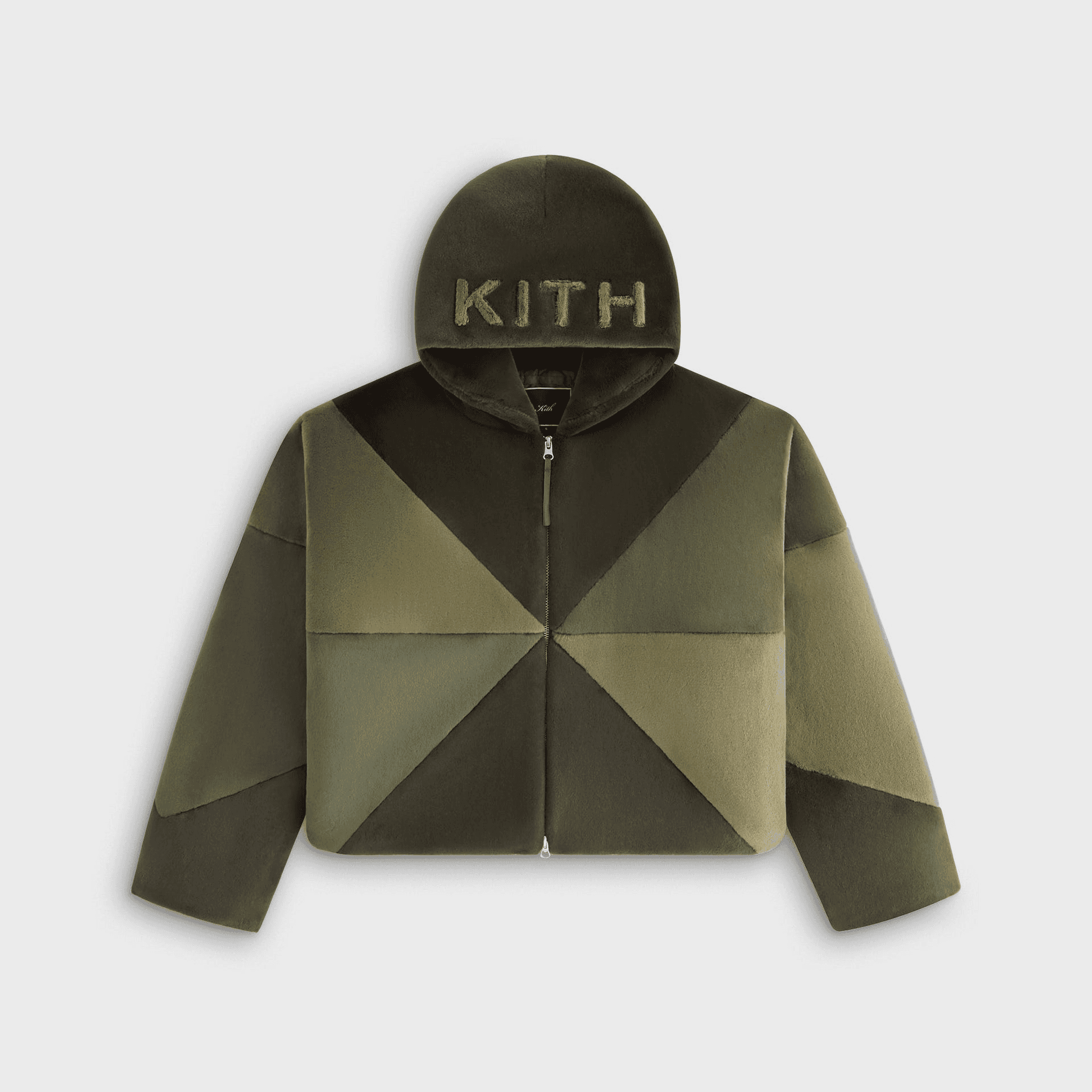 Kith Women Toshi III Faux Fur Pinwheel Bomber Jacket - Monarch — Image 5