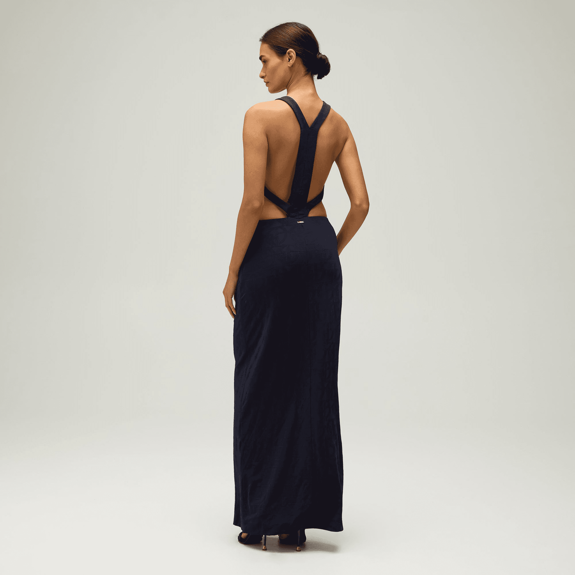 Giorgio Armani & Kith Women Viscose Jersey Gown - Nocturnal — Image 5