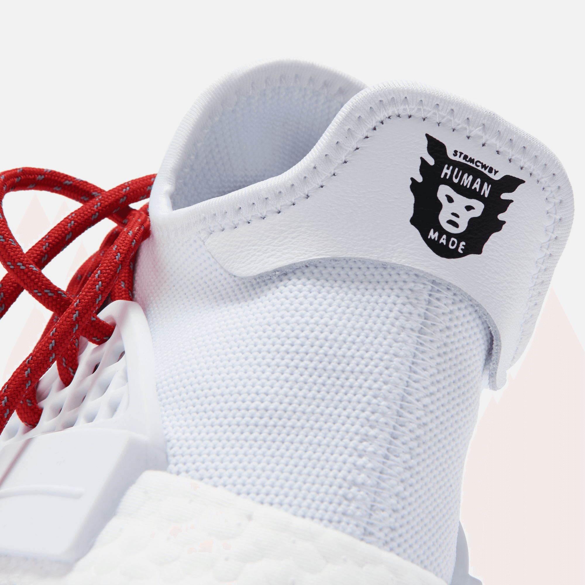 adidas Consortium x Human Made x Pharrell Williams NMD Hu - White / Scarlet / Core Black — Image 3