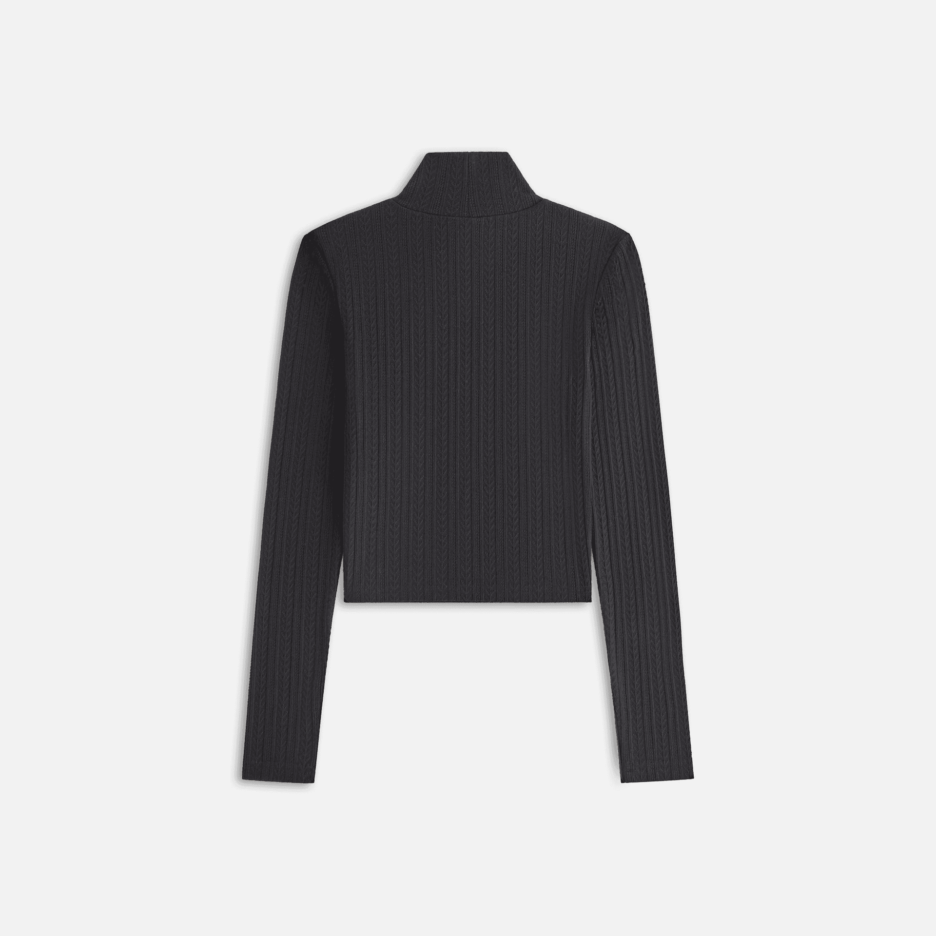 Kith Women Brier II Pointelle Turtleneck - Black — Image 5