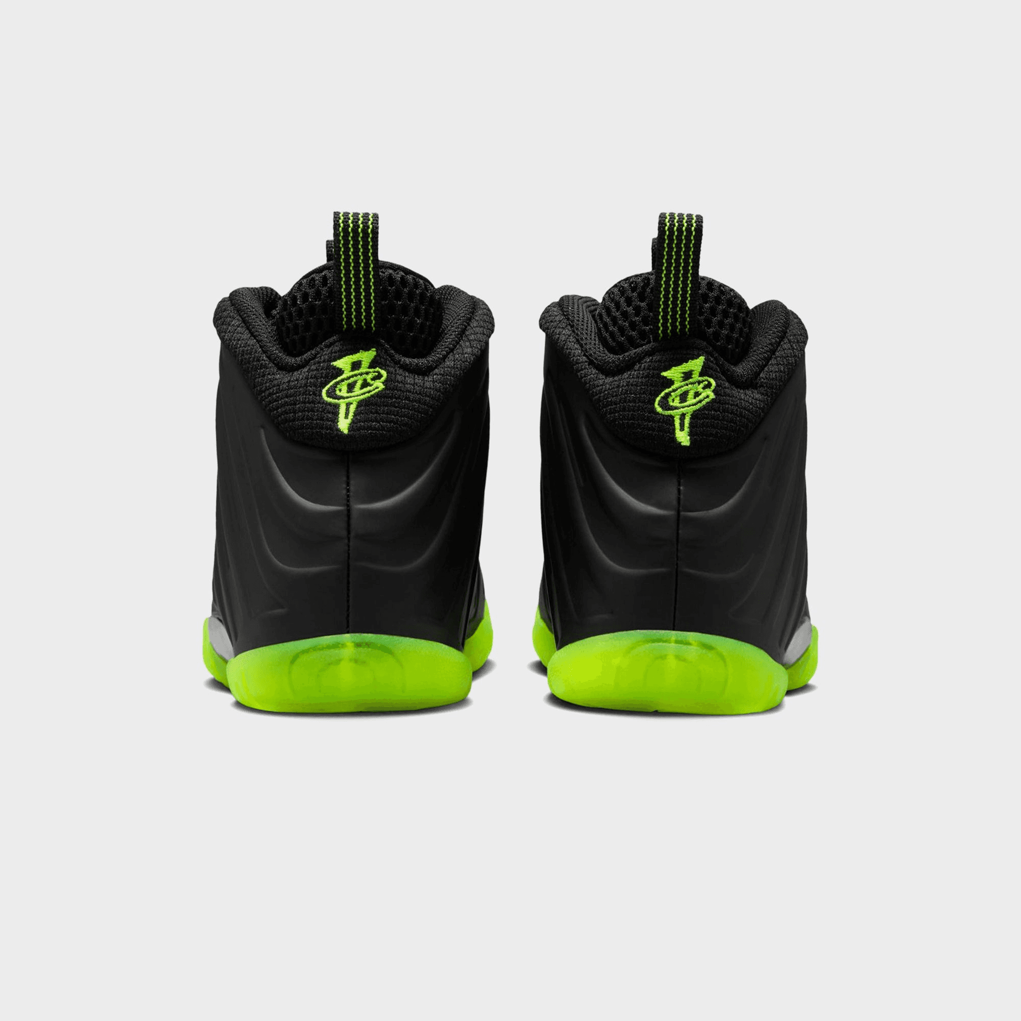 Nike PS Little Posite One - Black / Volt — Image 5