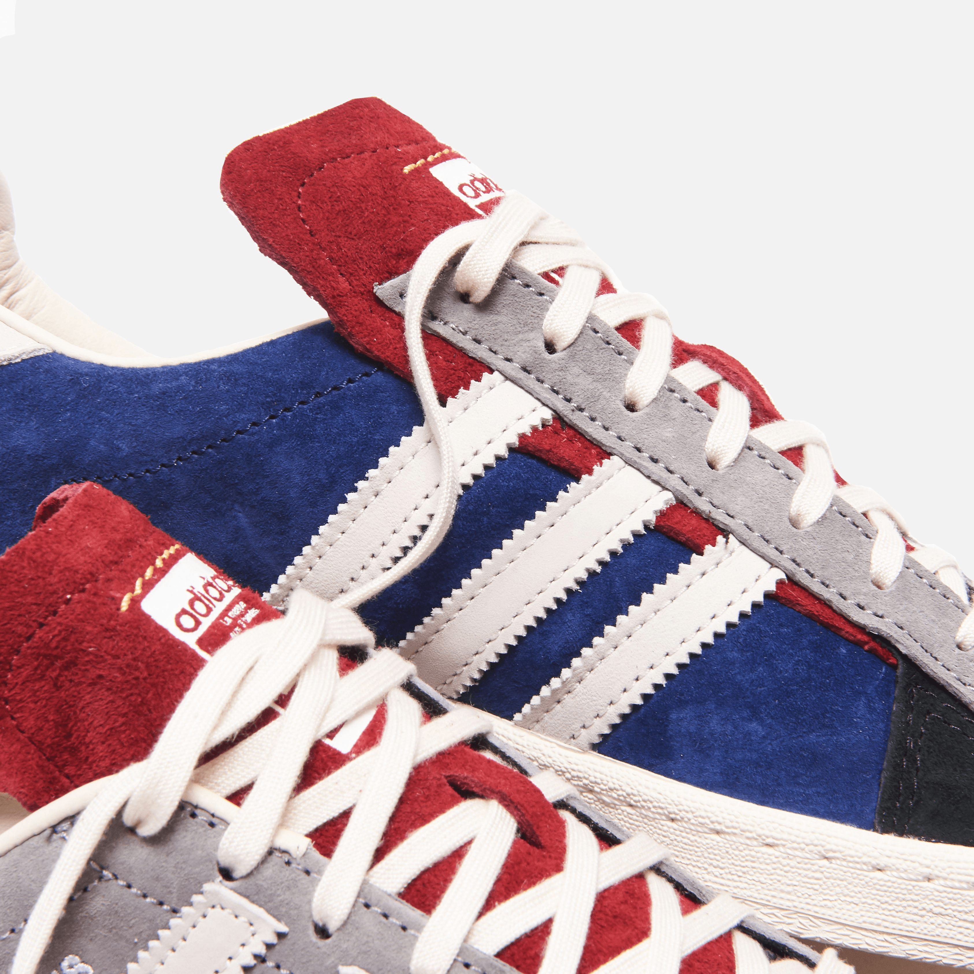 adidas x Recouture Campus 80s SH - Grey Three / Chalk White / Core Black — Image 2