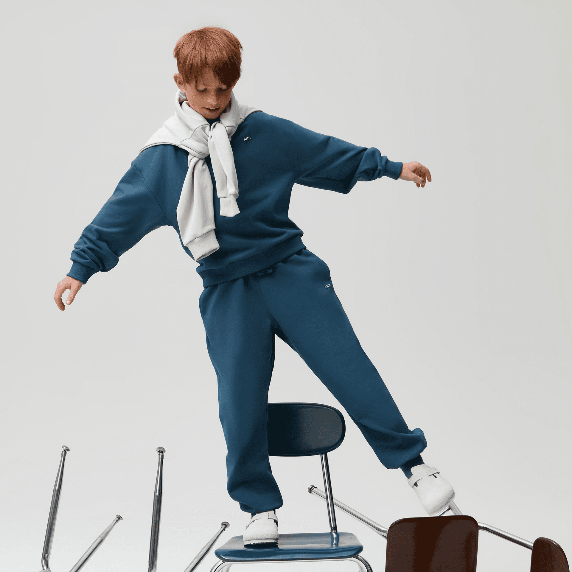 Kith Kids Nelson Crewneck - Anchor — Image 6