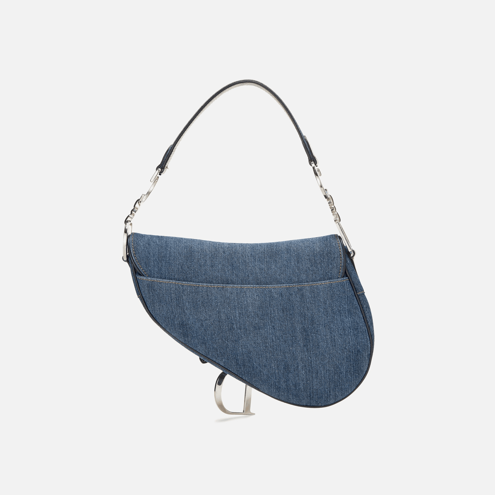 WGACA Christian Dior Embroidered Saddle - Blue — Image 2