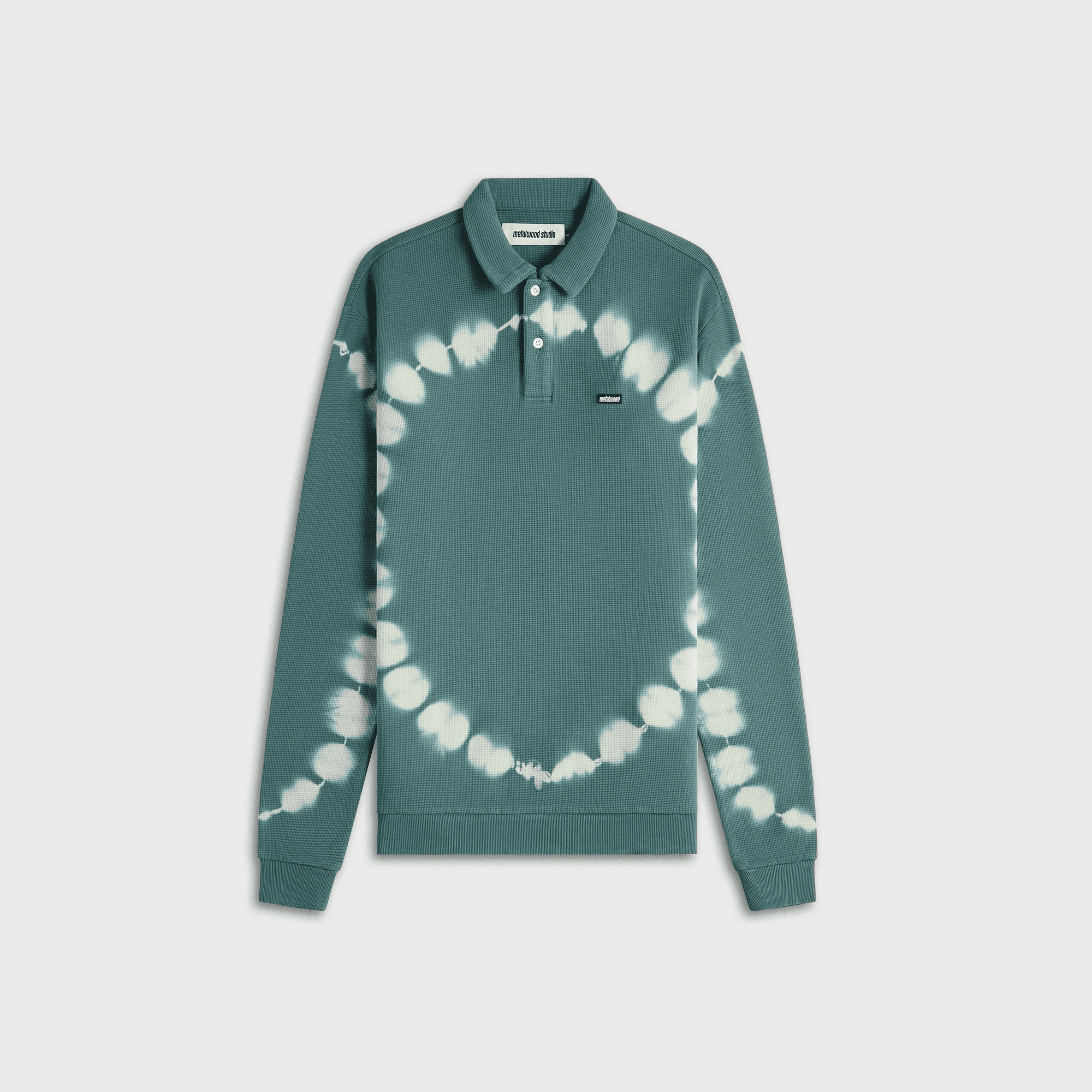 Metalwood Mini Metal Logo Thermal Polo - Marine