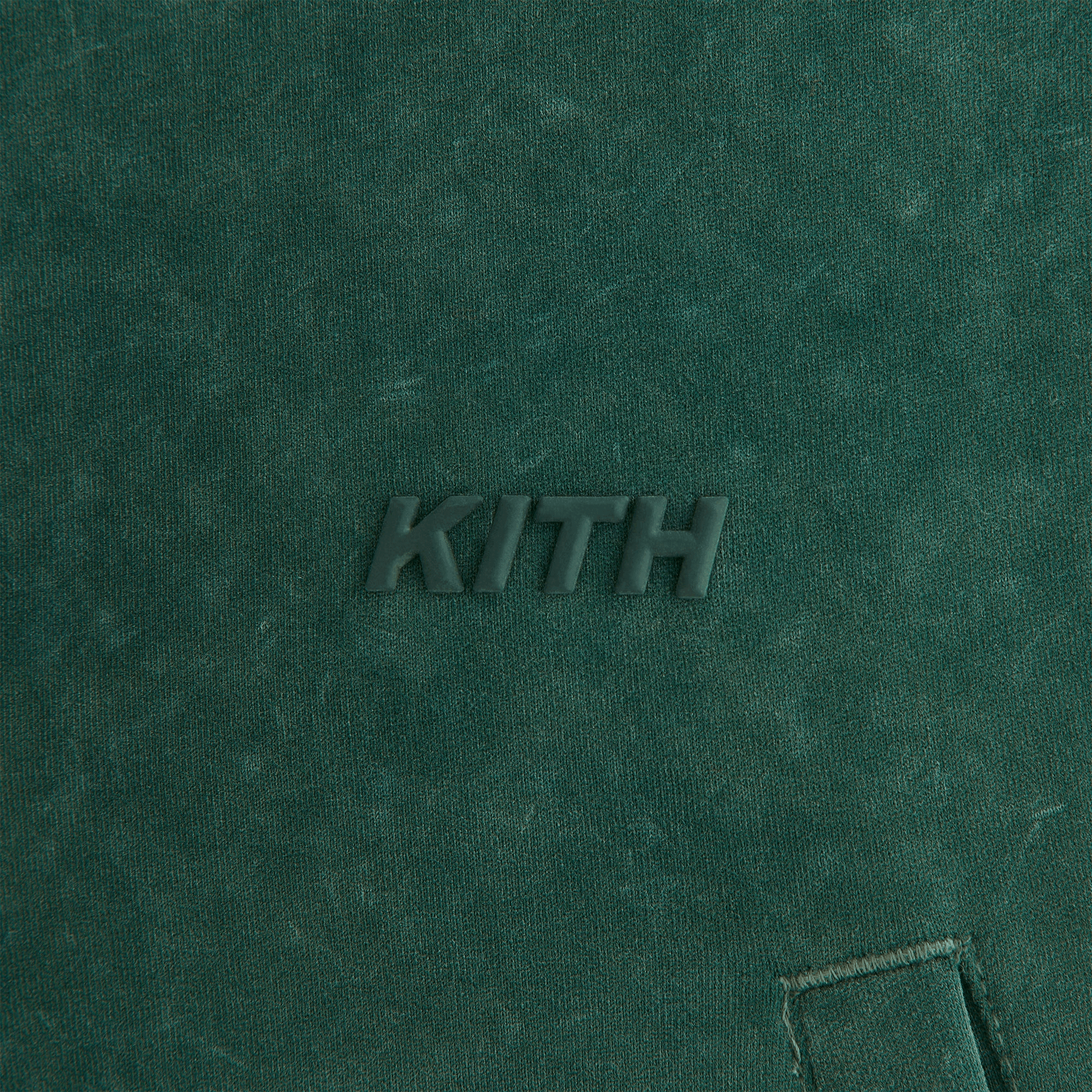 Kith Women Bex Cropped Sueded Jersey Puffer - Montane — Image 2
