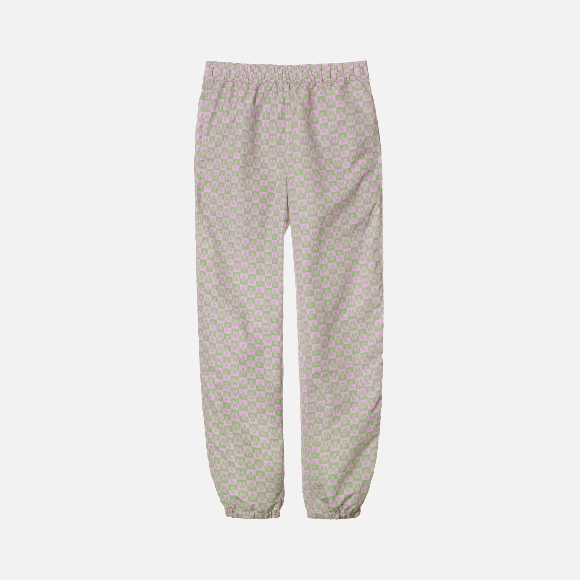 MadeMe Checkered Logo Track Pant - Pink - Image 1