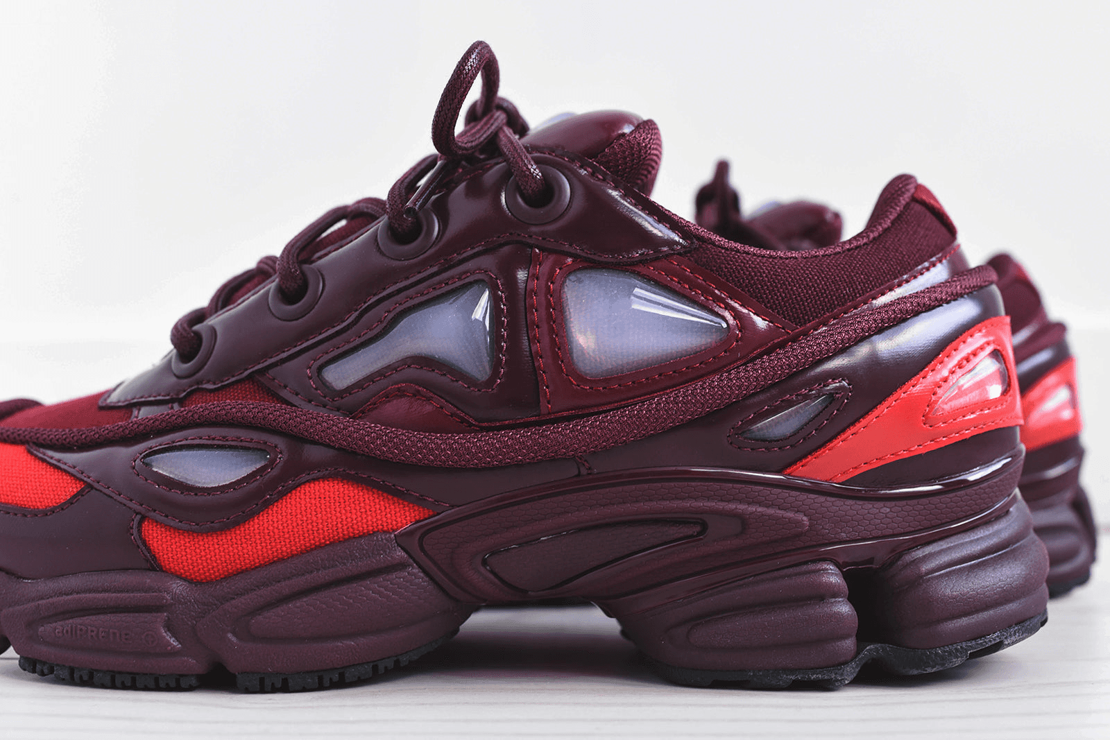 adidas by Raf Simons Ozweego III - Burgundy / Maroon / Red — Image 4