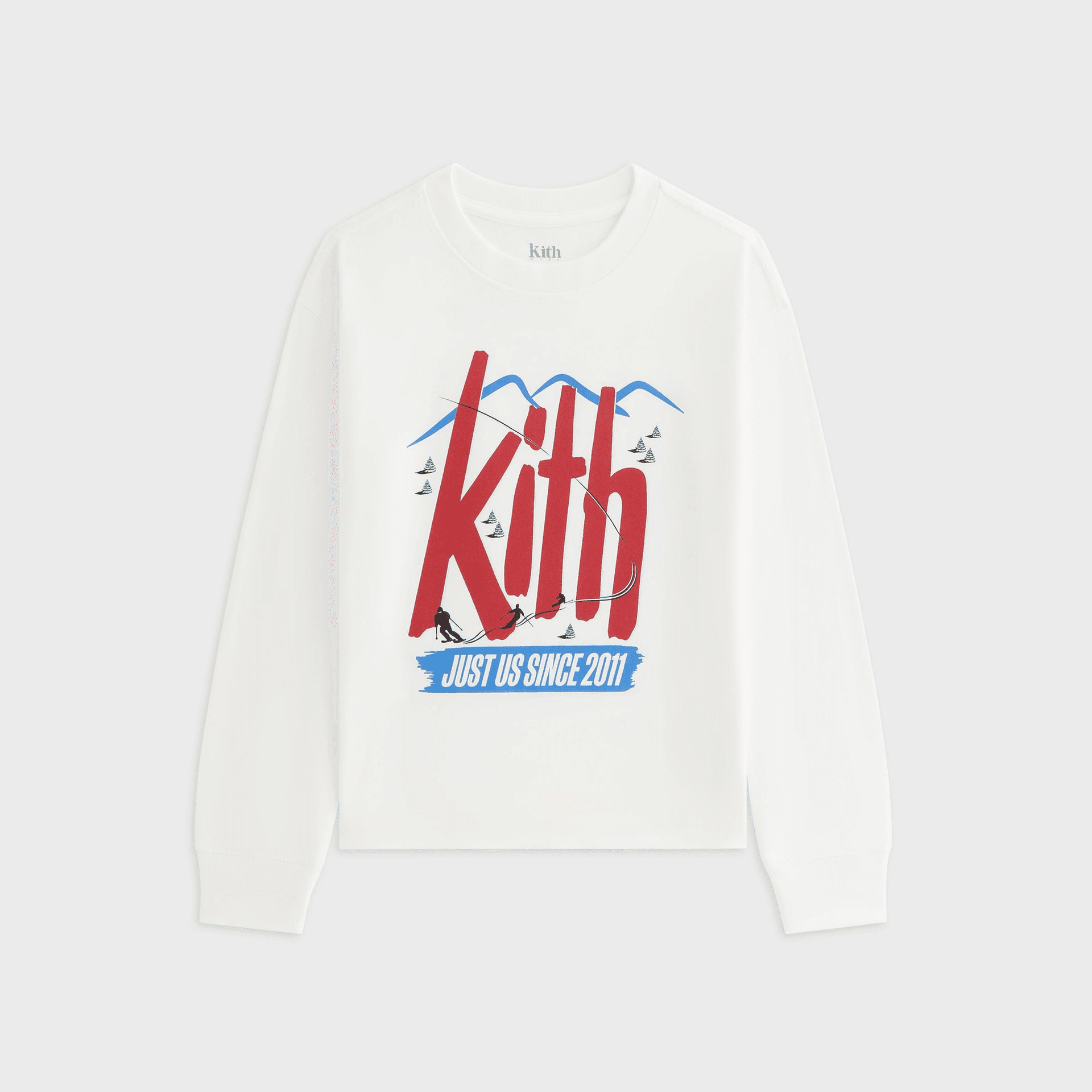 Kith Kids Novelty Graphic Long Sleeve Tee - White — Image 5
