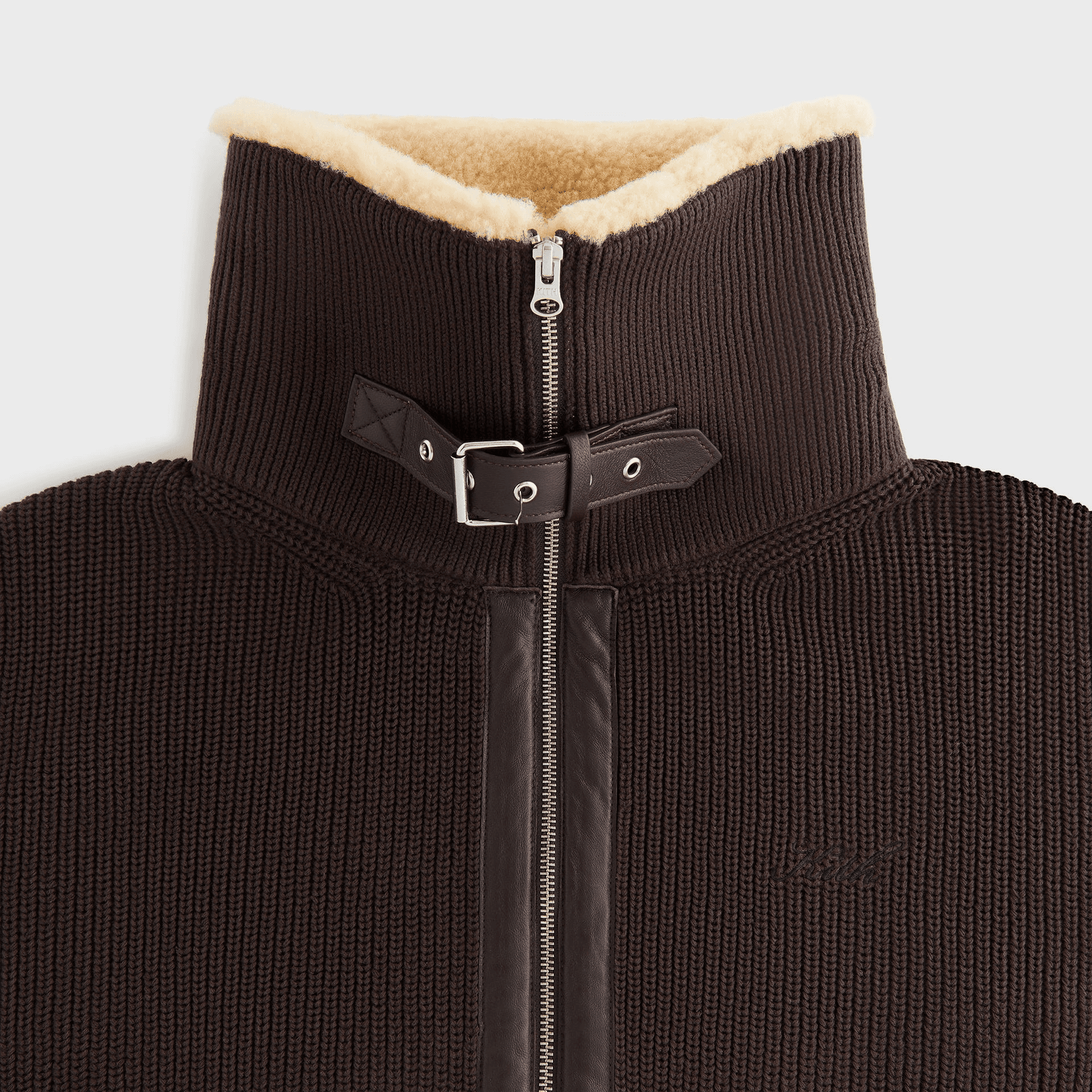 Kith Women Harten Aviator Sweater Jacket - Incognito — Image 3