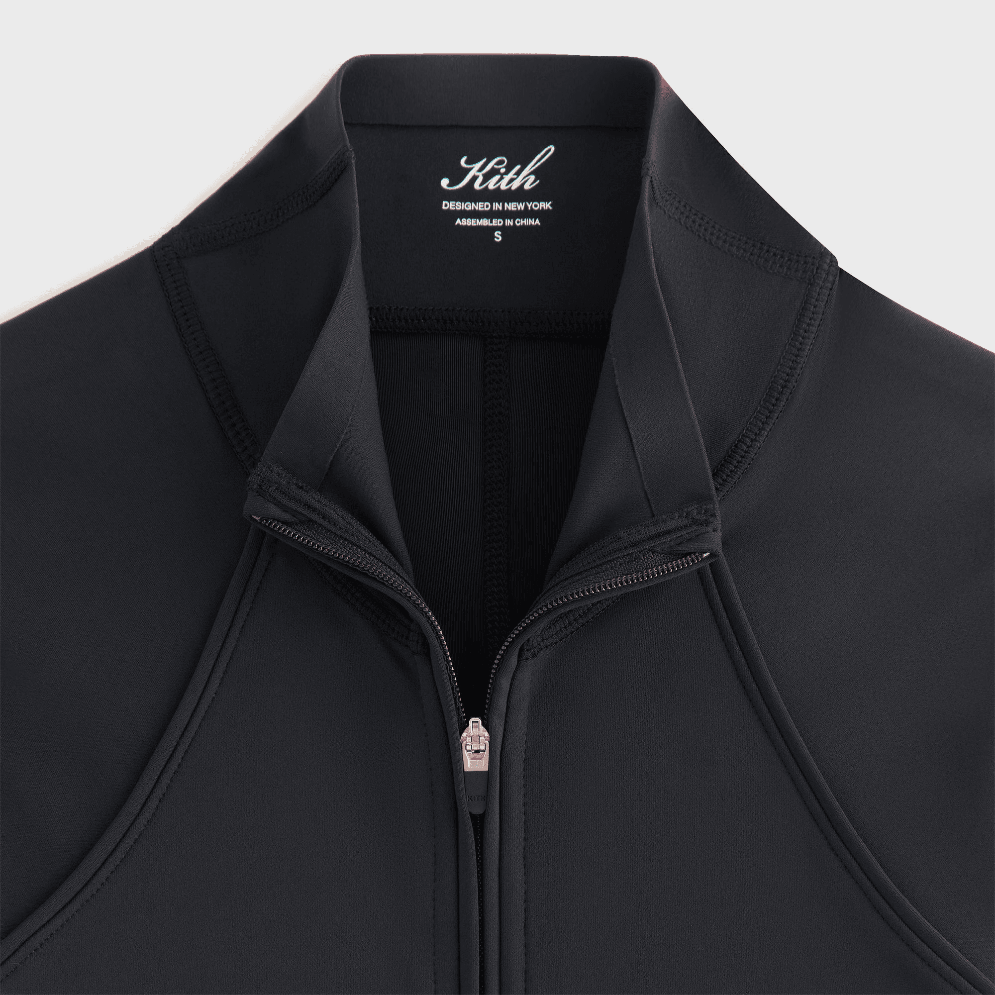 Kith Women Hani Active Long Sleeve Romper - Black — Image 4