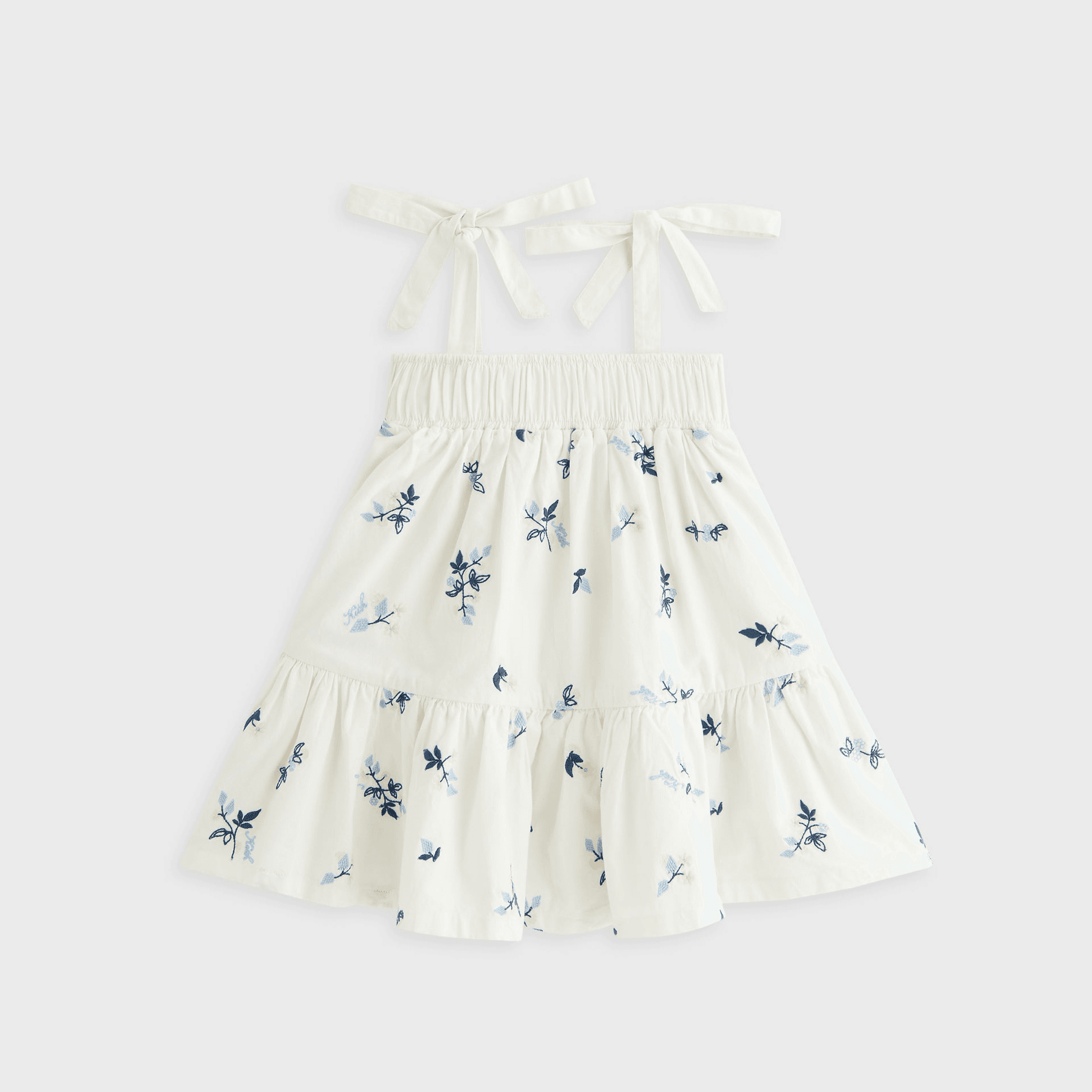 Kith Kids Peyton Novelty Mini Dress - White — Image 6