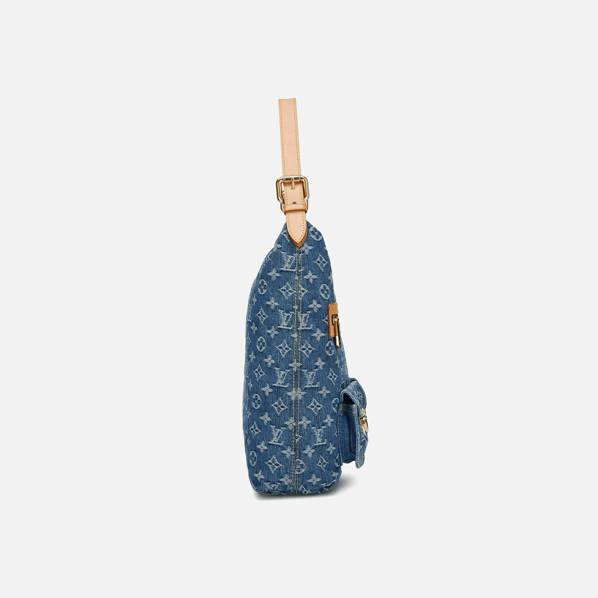 WGACA Louis Vuitton Baggy GM - Blue Denim — Image 7
