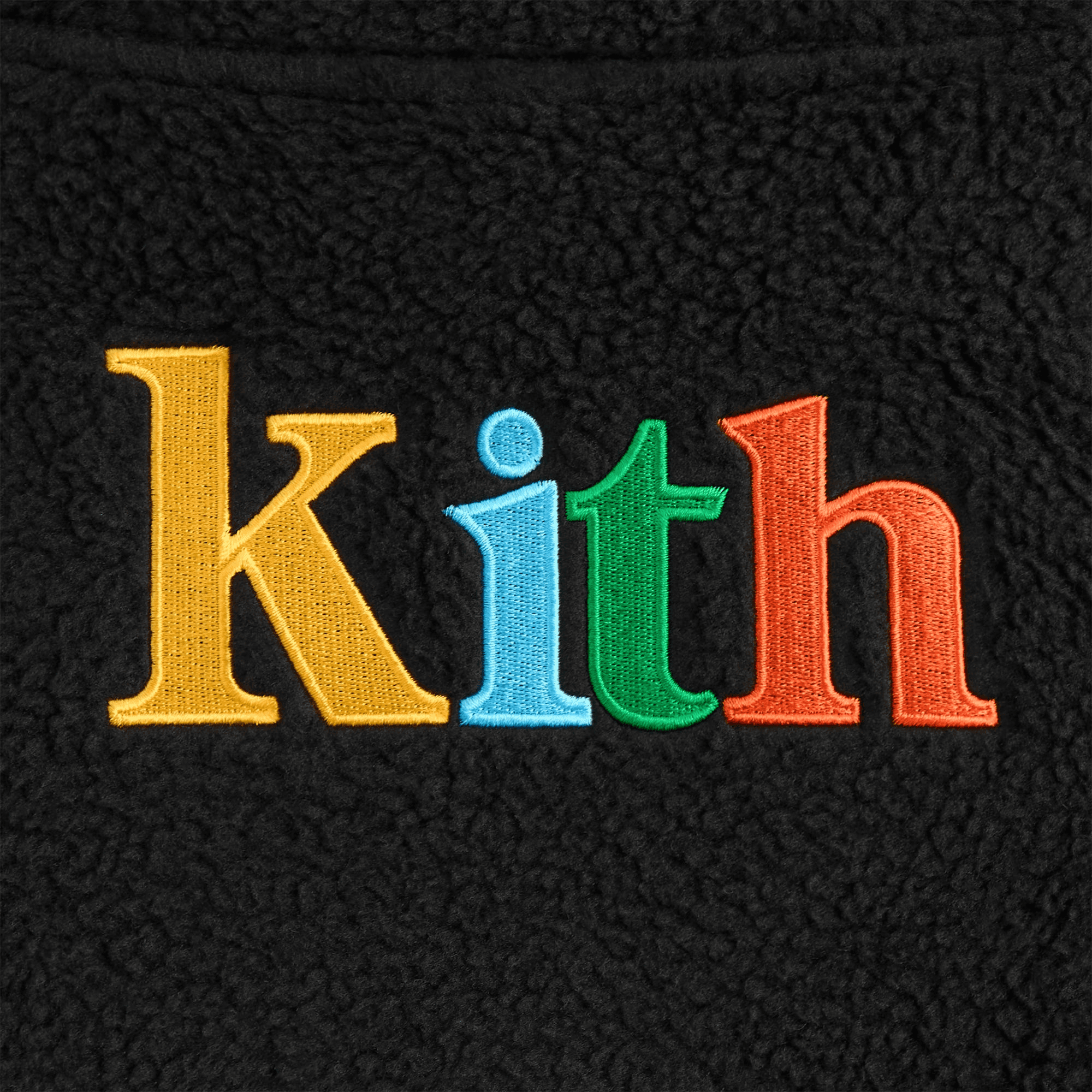 Kith Baby Color-Block Sherpa Antony Coverall - Black — Image 3