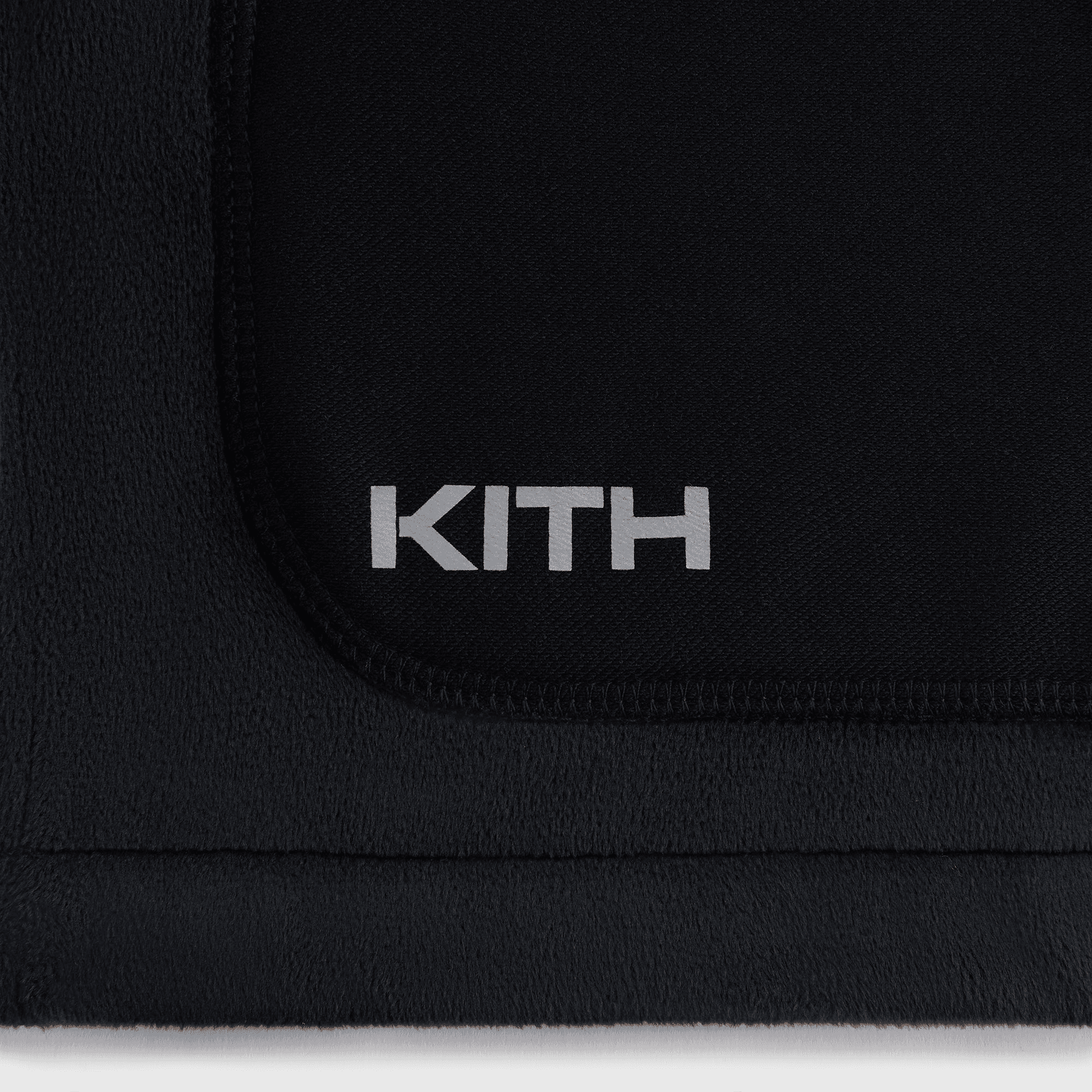 Kith Women Reiko Fleece Cropped Jacket - Black — Image 2