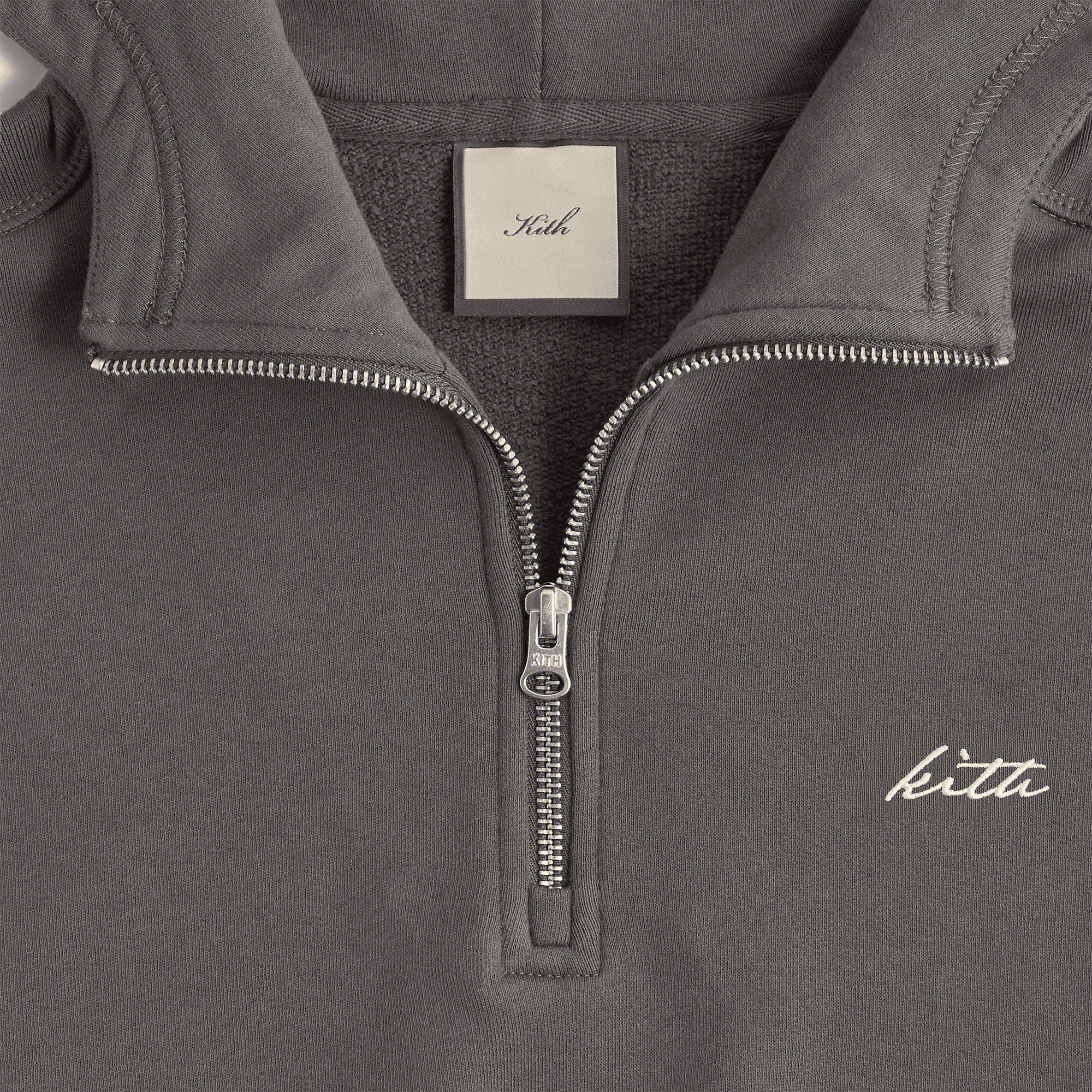 Kith Women Blair Quarter Zip Hoodie - Monarch — Image 2