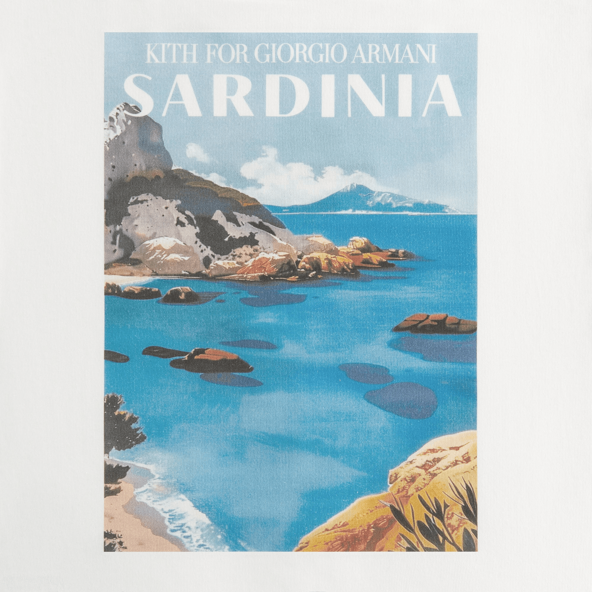 Giorgio Armani & Kith Women Sardinia Mulberry Tee - White — Image 2