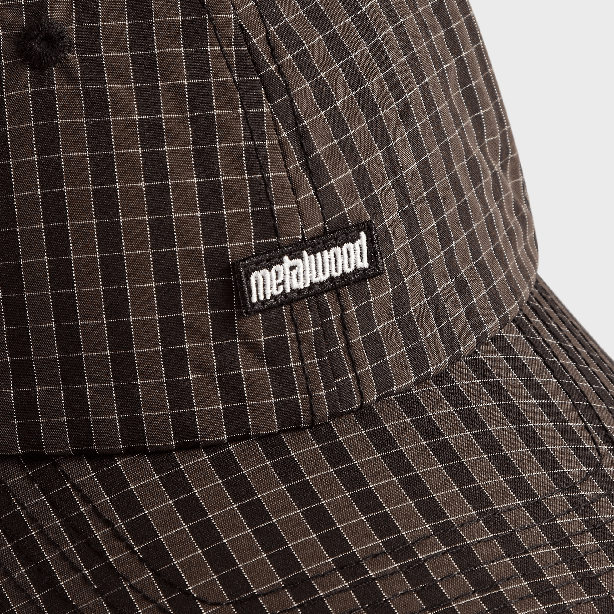Metalwood Mini Metal Logo Cap - Brown — Image 2
