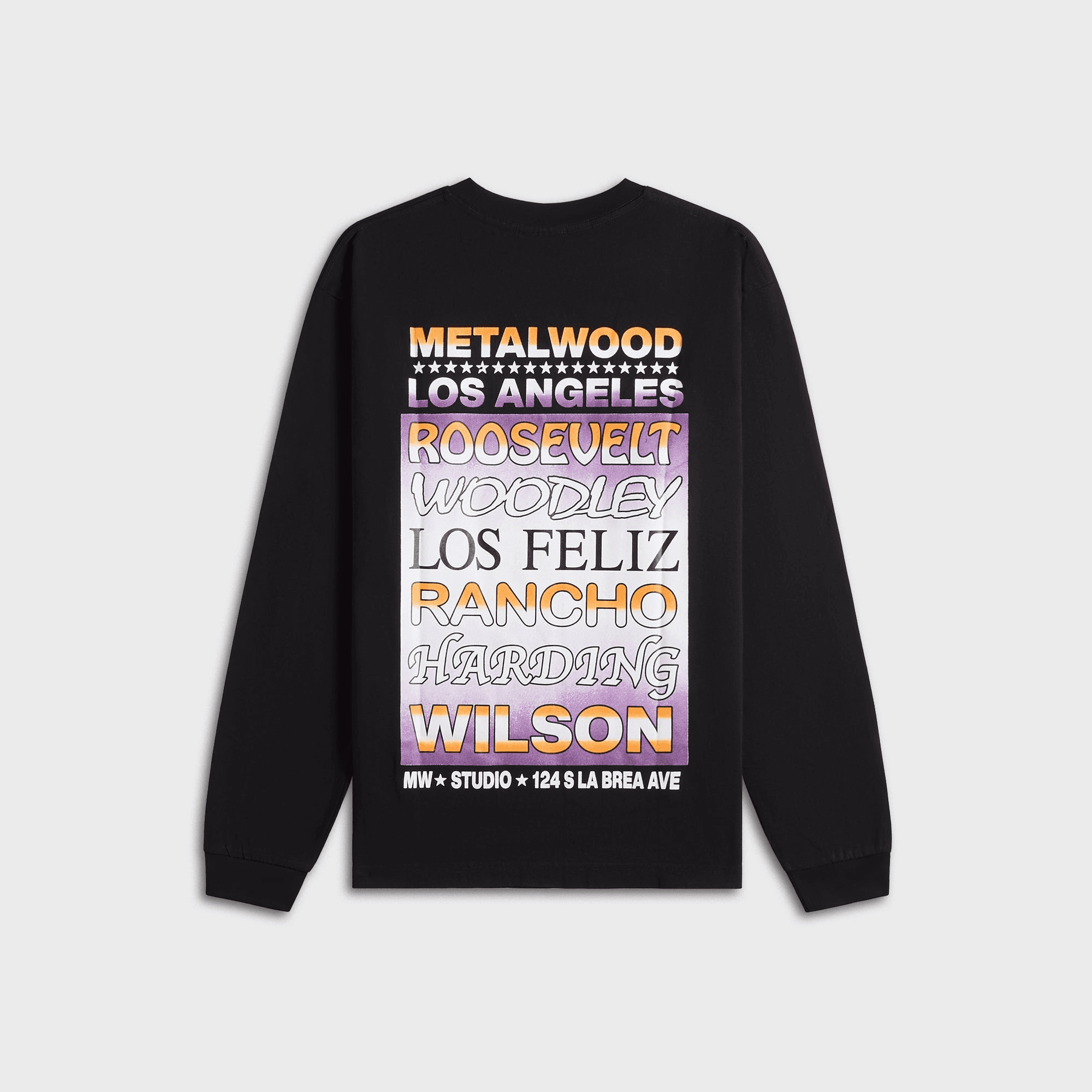 Metalwood Flyer Long Sleeve Tee - Black — Image 3