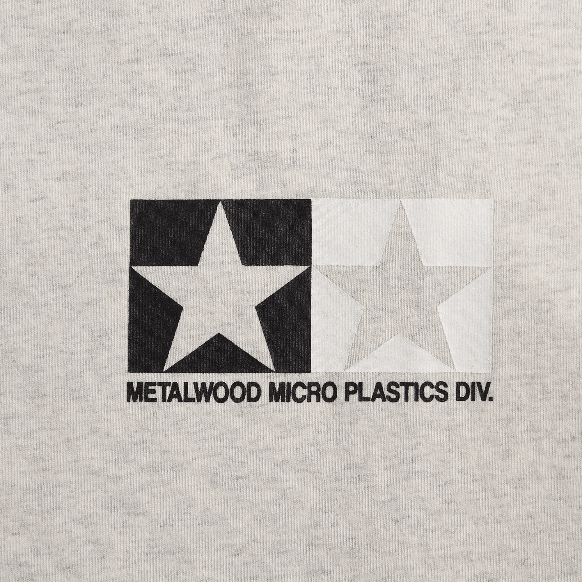 Metalwood Microplastics Long Sleeve Tee - Heather Grey — Image 2