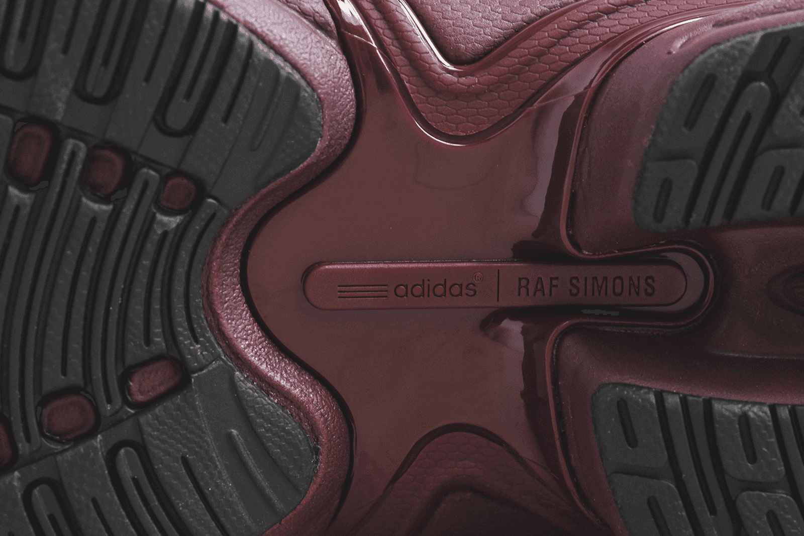 adidas by Raf Simons Ozweego III - Burgundy / Maroon / Red — Image 6