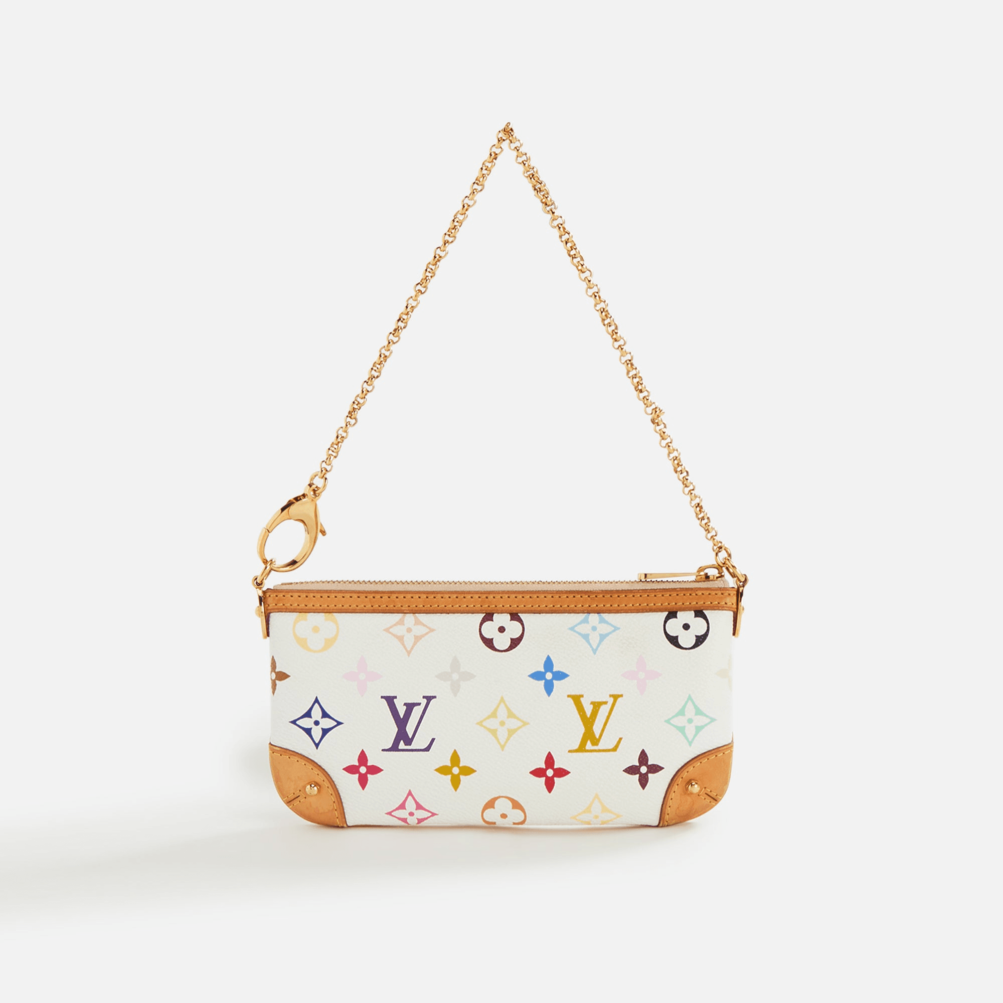 WGACA Louis Vuitton Milla Pochette - White / Multi — Image 3