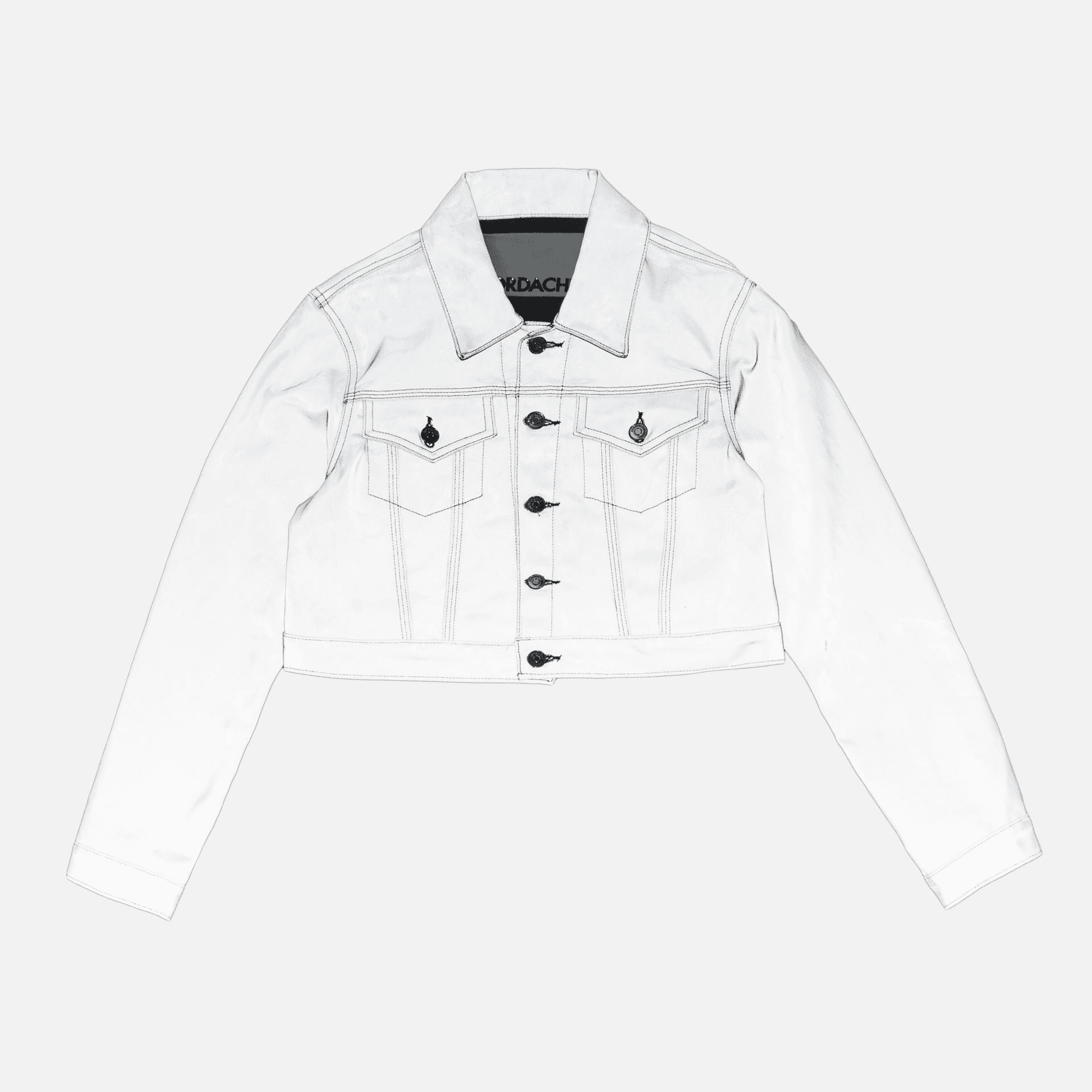 Jordache 3M Shrunken Jacket - Silver — Image 4