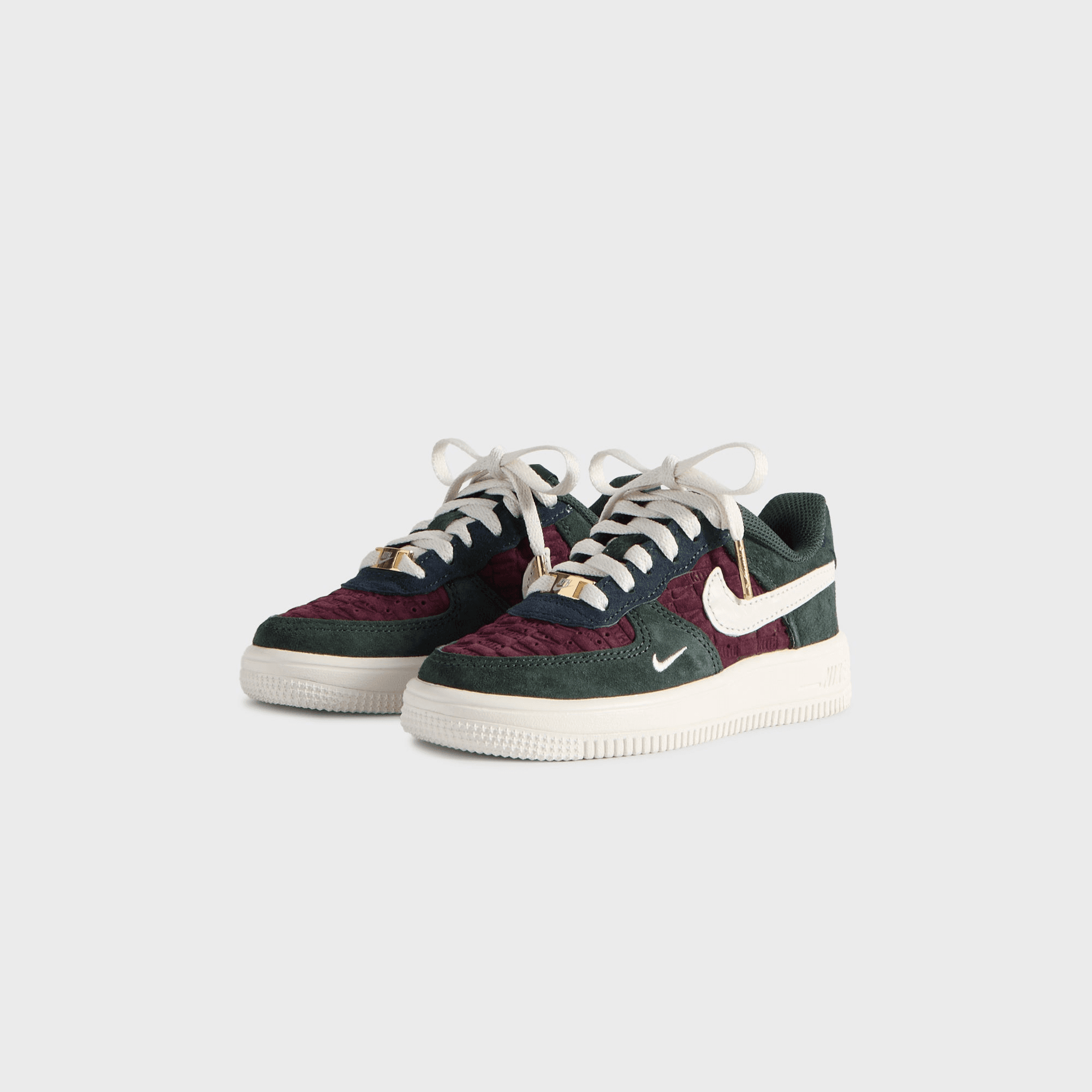 Kith for Nike PS Air Force 1 Low Lace - Night Maroon / Phantom — Image 8