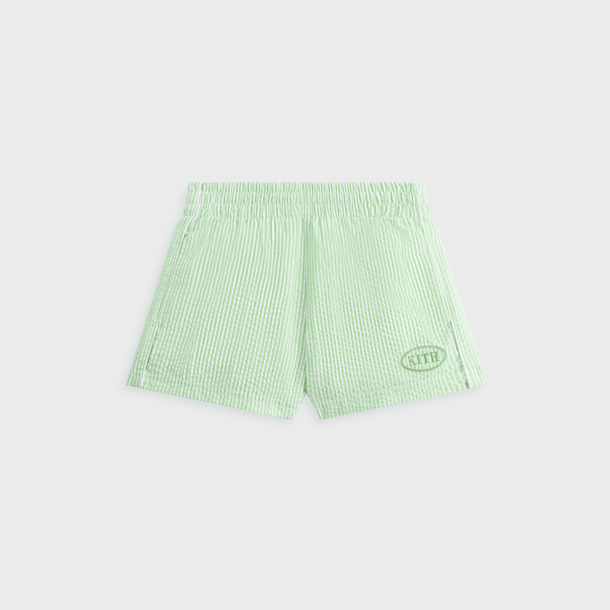Kith Kids Seersucker Liam Short - Honeydew