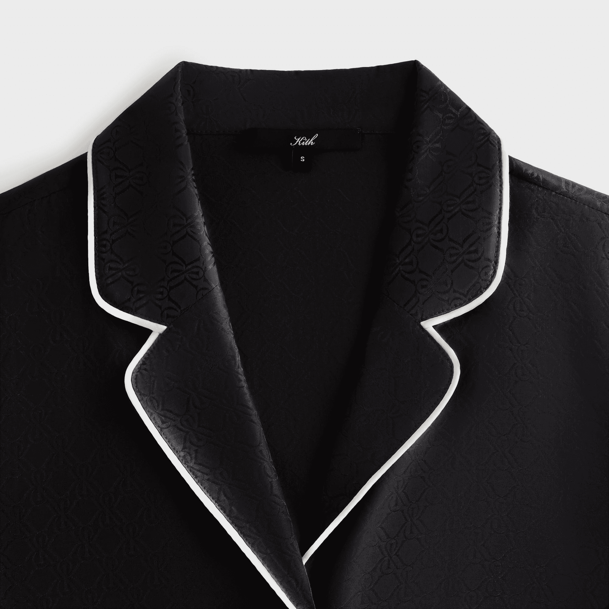 Kith Women Crest Monogram Pajama Set - Black — Image 4