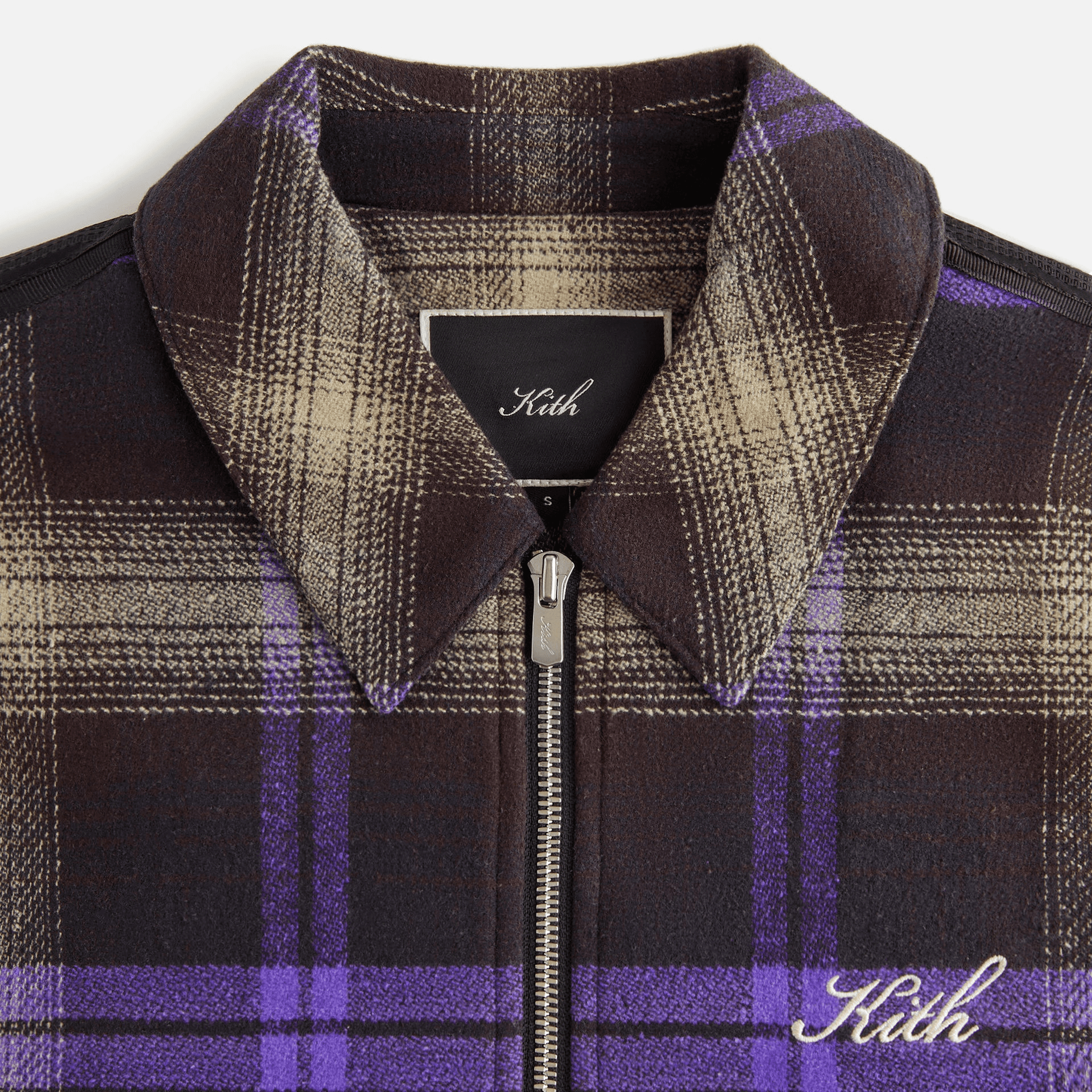 Kith Women Corwin Flannel Coach Zip - Incognito — Image 4