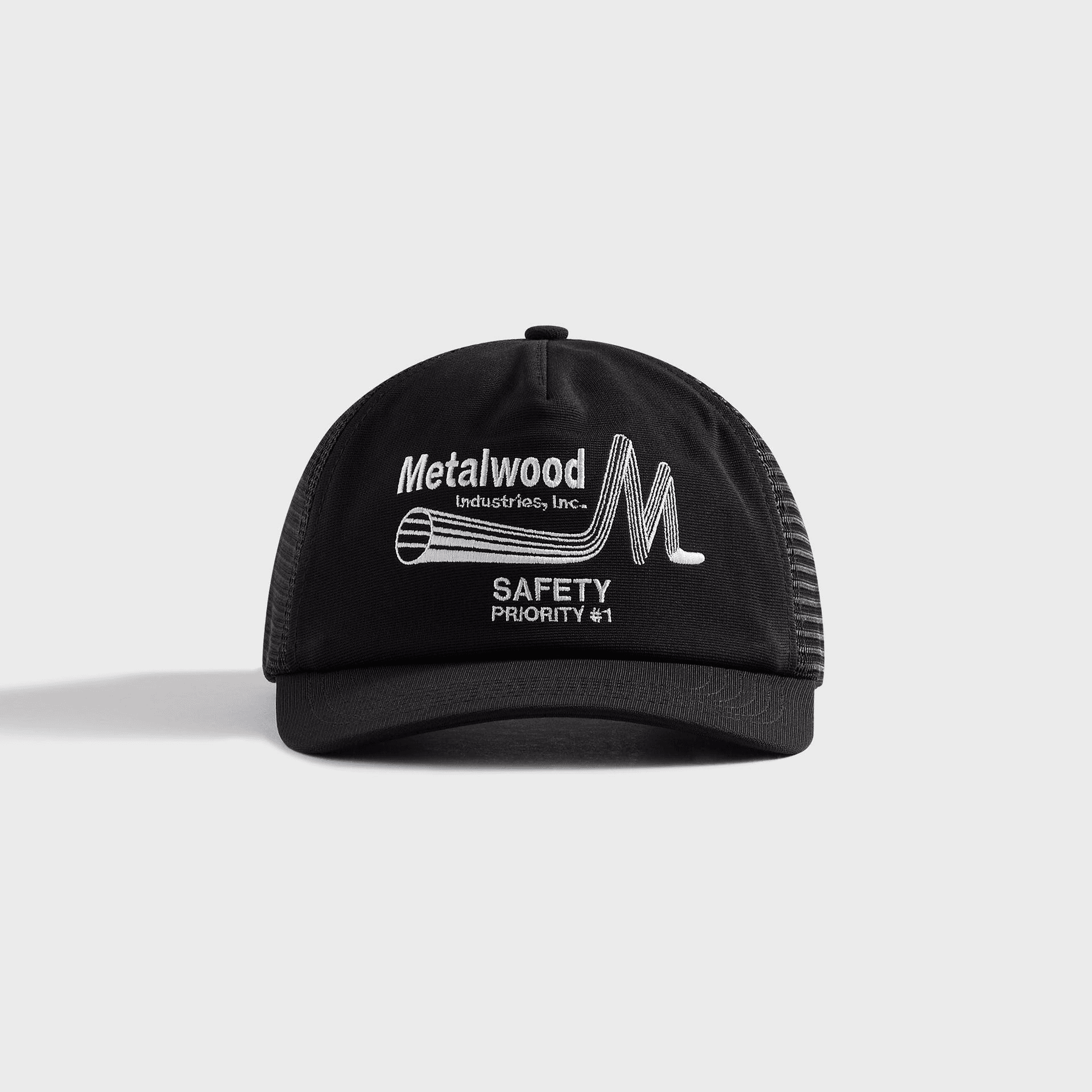 Metalwood Safety Trucker Cap - Black — Image 4