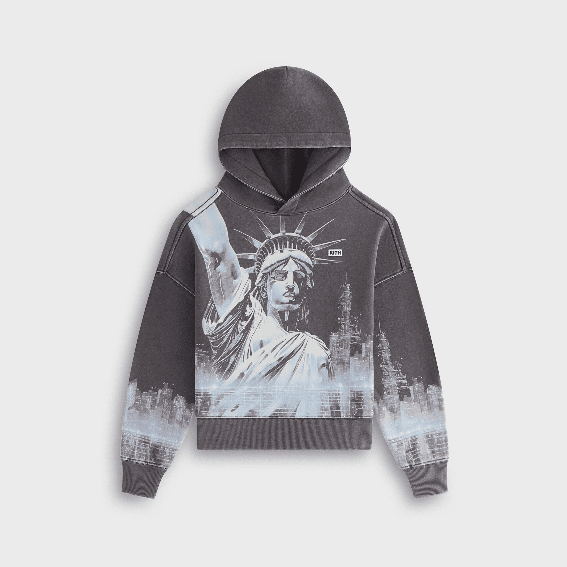Kith Kids Statue of Liberty Hoodie - Black — Image 4