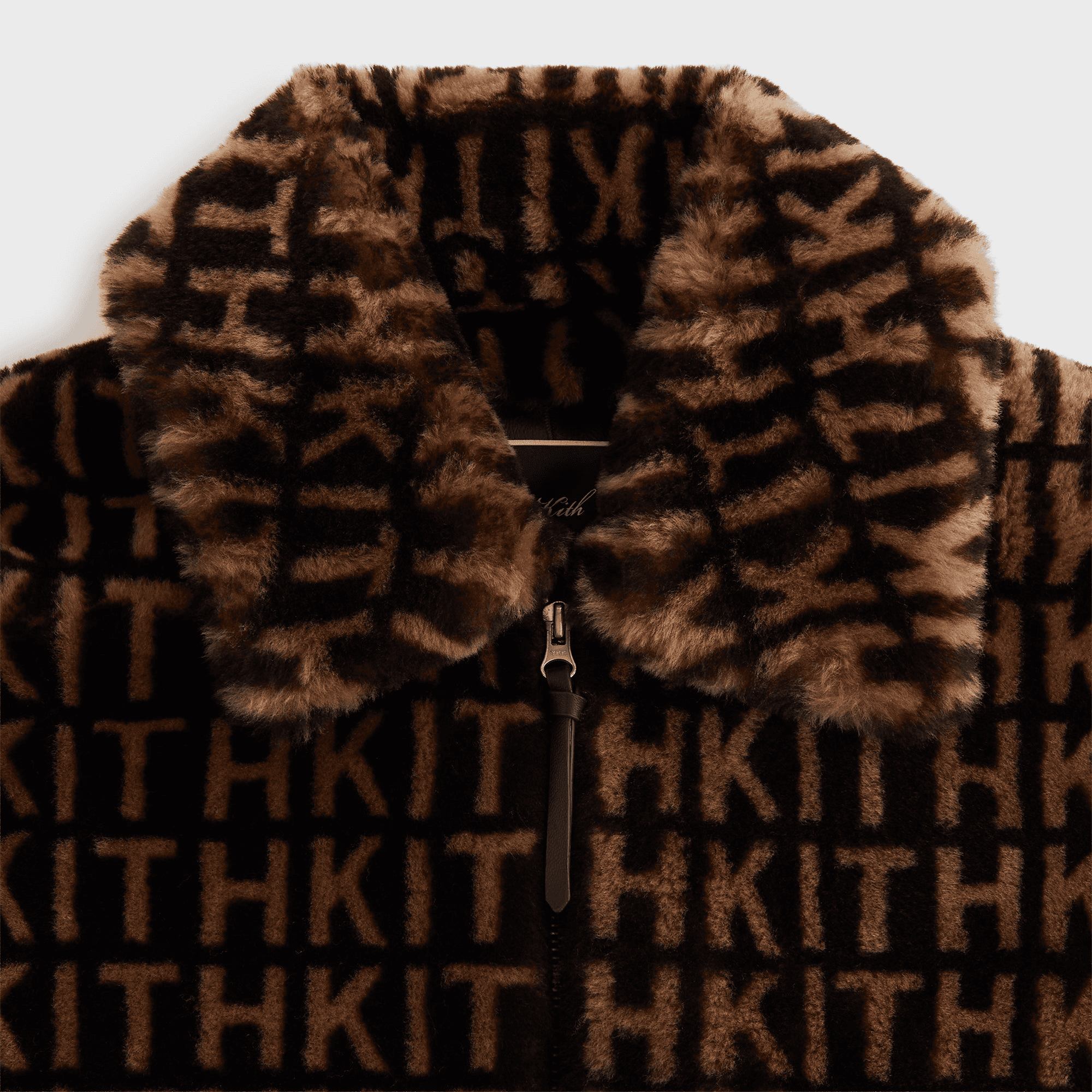 Kith Women Waylon II Shearling Monogram Jacket - Legacy — Image 2