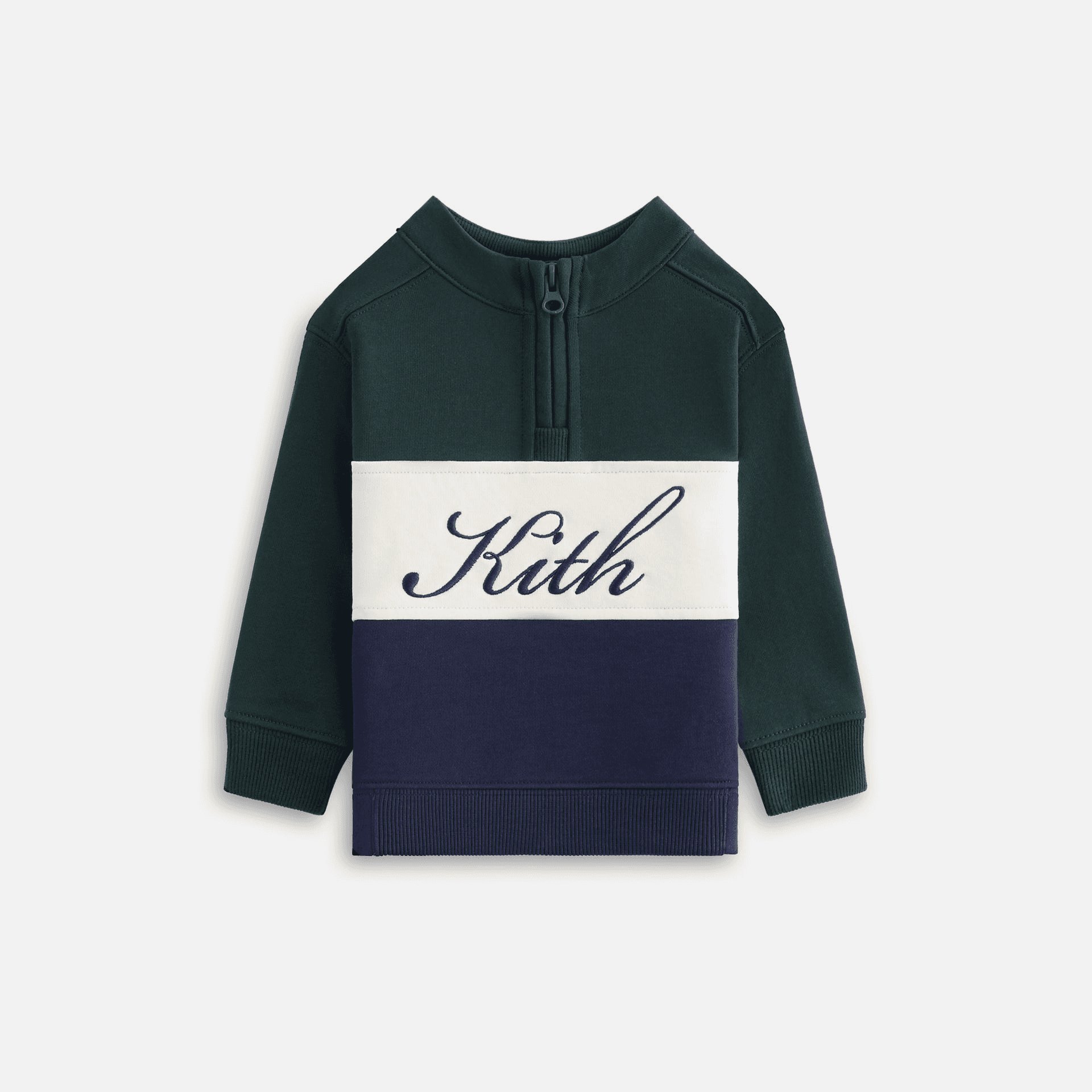Kith Baby Color-Blocked Hunter Quarter Zip - Nocturnal — Image 4