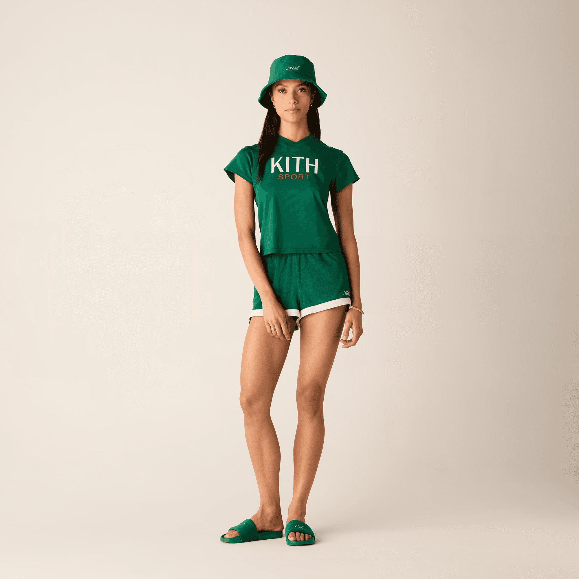 Kith Women Nilah III Towel Terry Shorty - Newt — Image 6